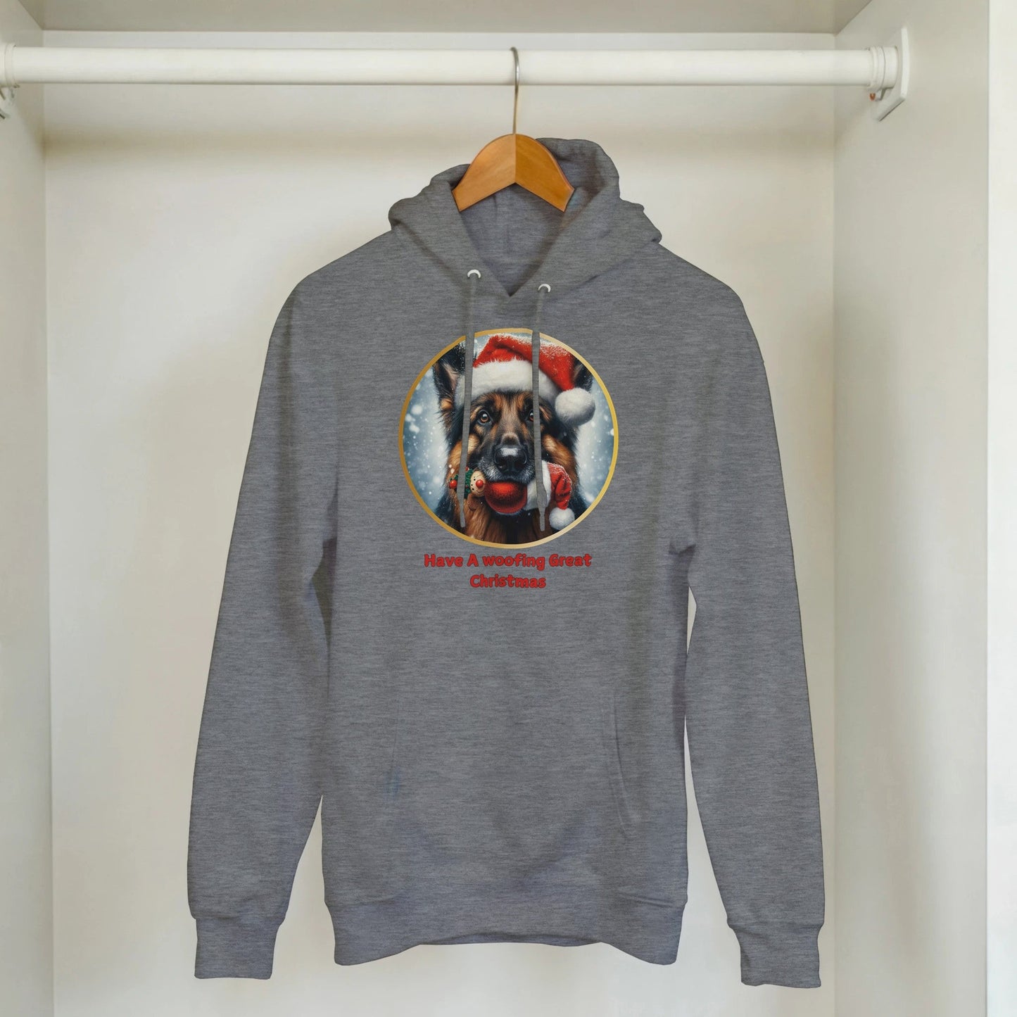 German shepherd Christmas Hoodie - Petselfie