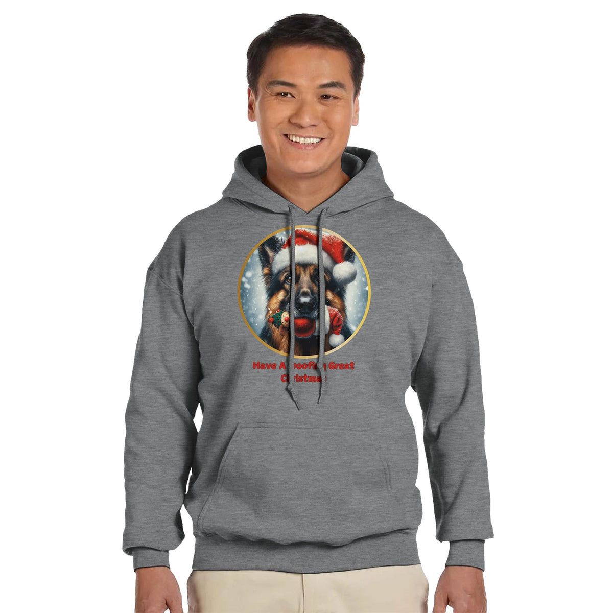 German shepherd Christmas Hoodie - Petselfie