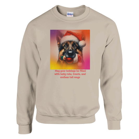 German Shepherd Christmas Sweatshirt - Petselfie