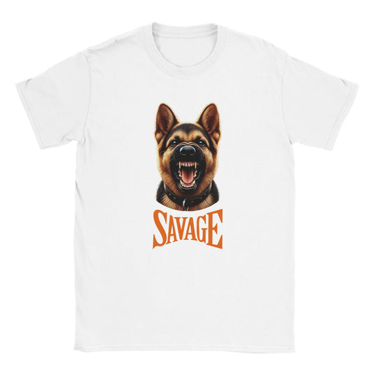 German Shepherd Puppy SAVAGE T-shirt - Petselfie