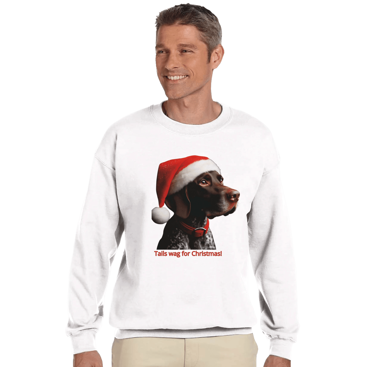 German Shorthaired Pointer Christmas Sweatshirt - Petselfie