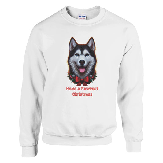 Husky Dog Christmas Crewneck Sweatshirt - Petselfie