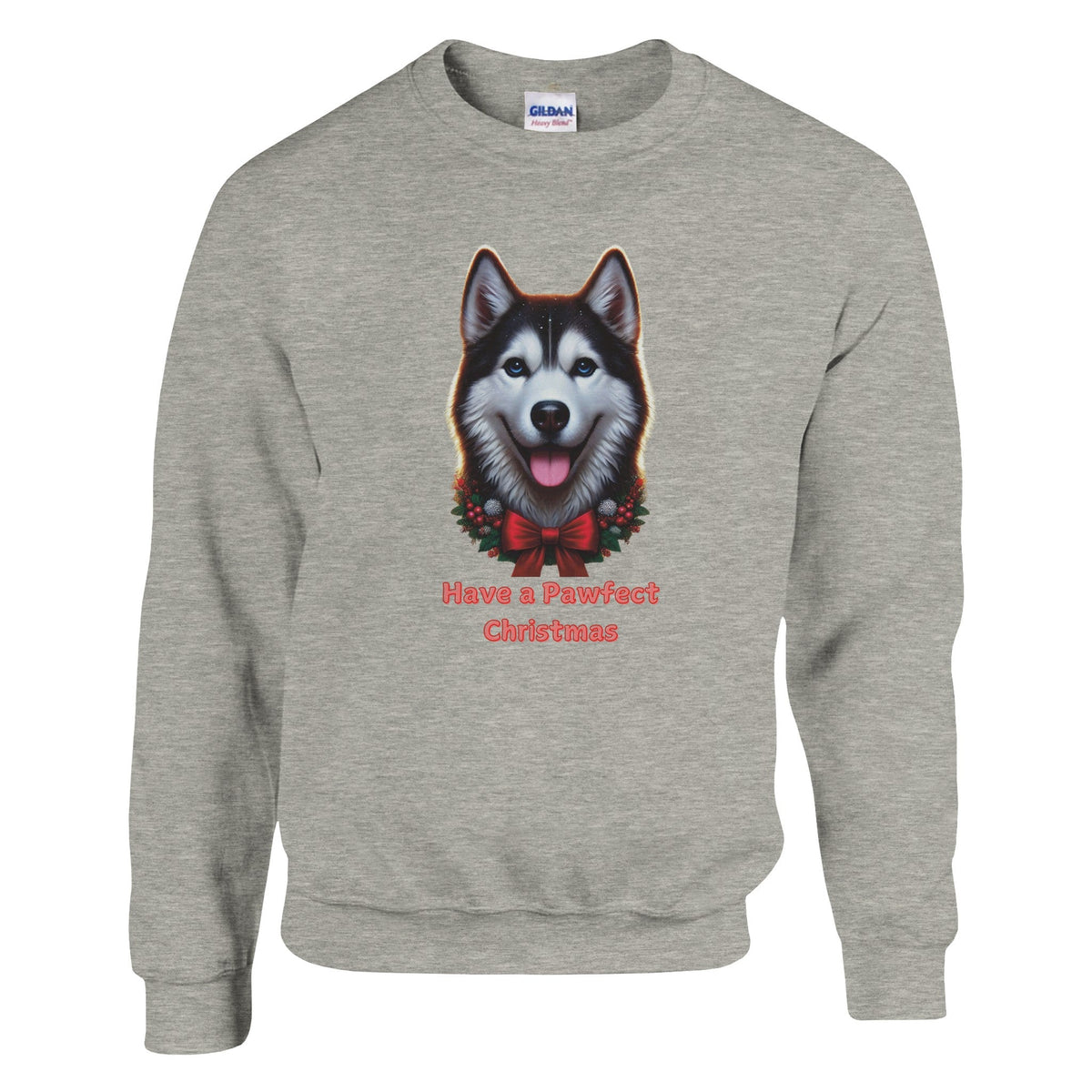 Husky Dog Christmas Crewneck Sweatshirt - Petselfie