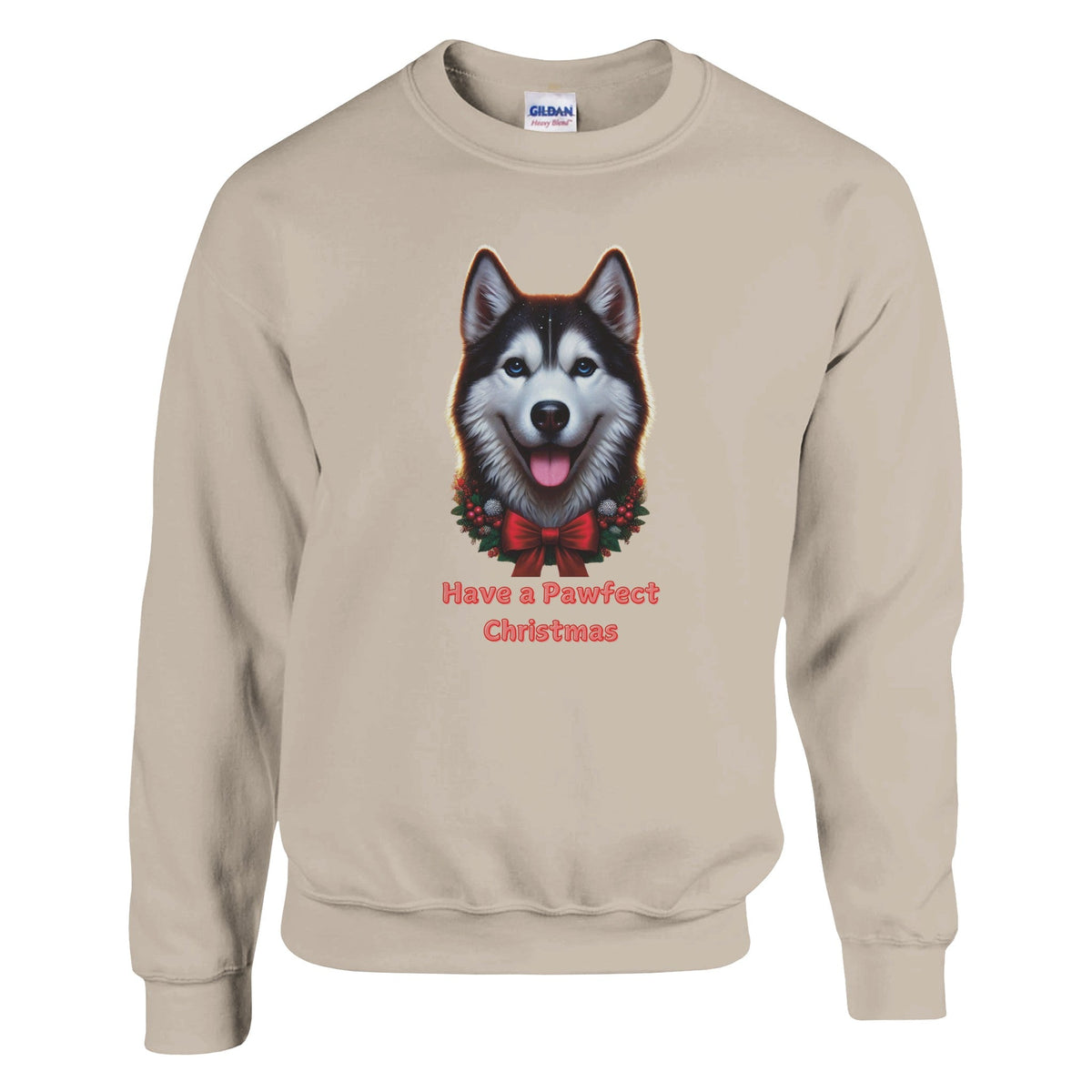 Husky Dog Christmas Crewneck Sweatshirt - Petselfie