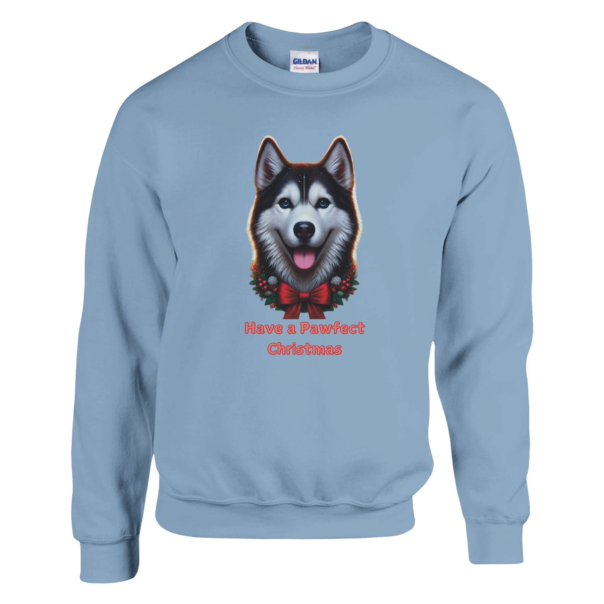 Husky Dog Christmas Crewneck Sweatshirt - Petselfie