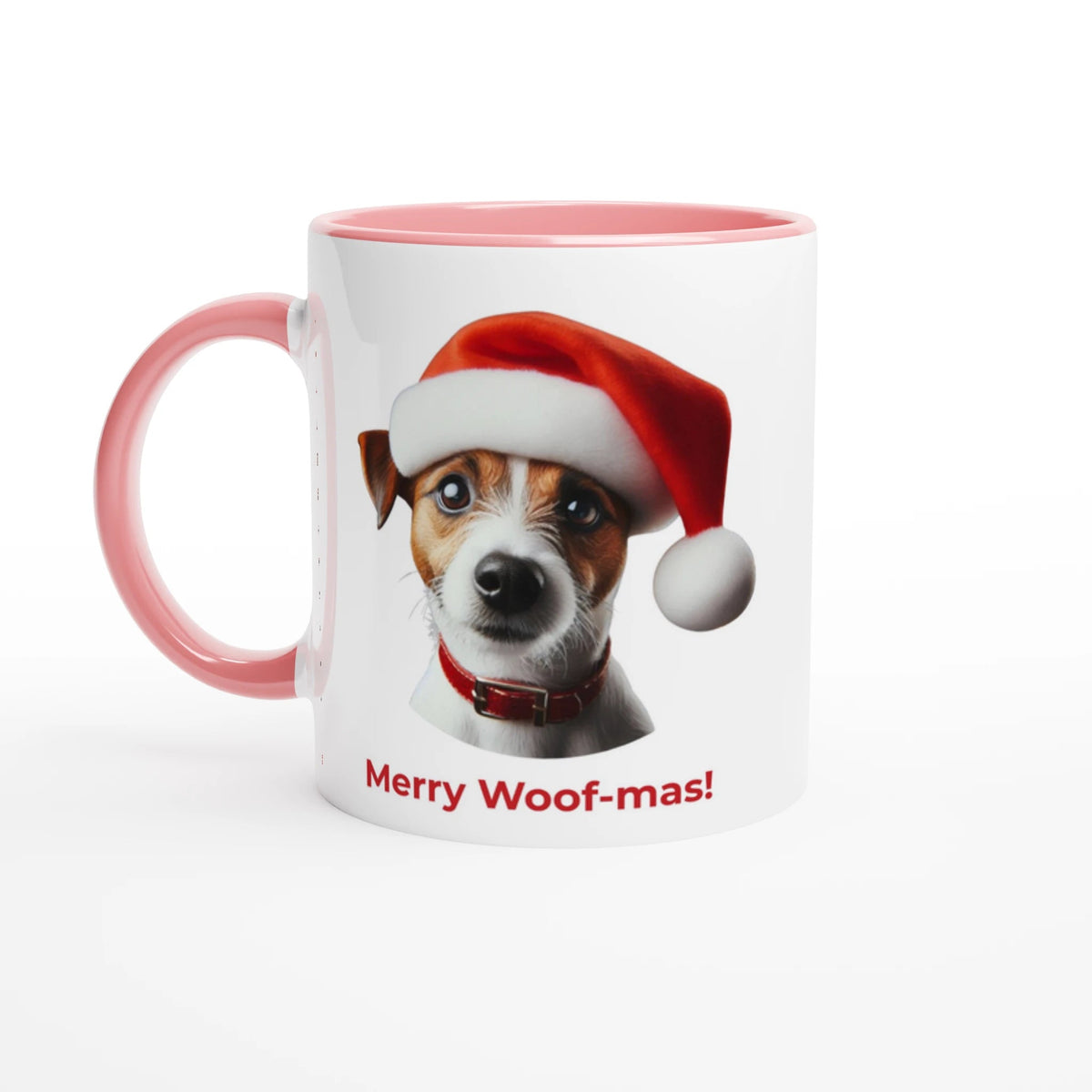 Jack Russell Christmas Mug with Colour Inside - Petselfie