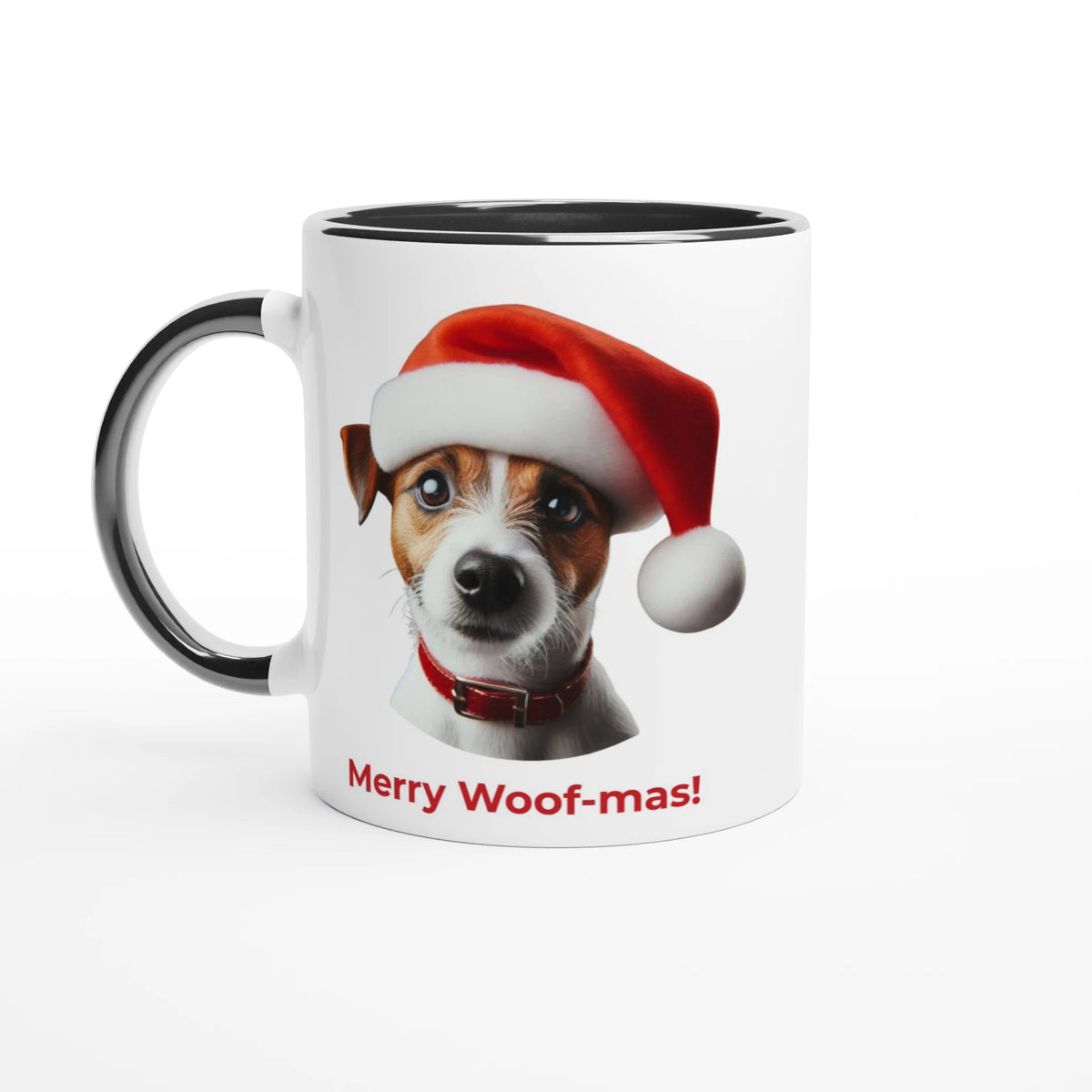 Jack Russell Christmas Mug with Colour Inside - Petselfie