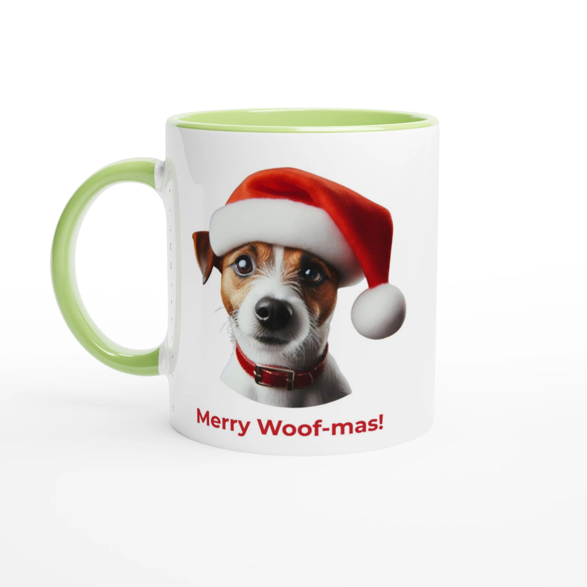 Jack Russell Christmas Mug with Colour Inside - Petselfie