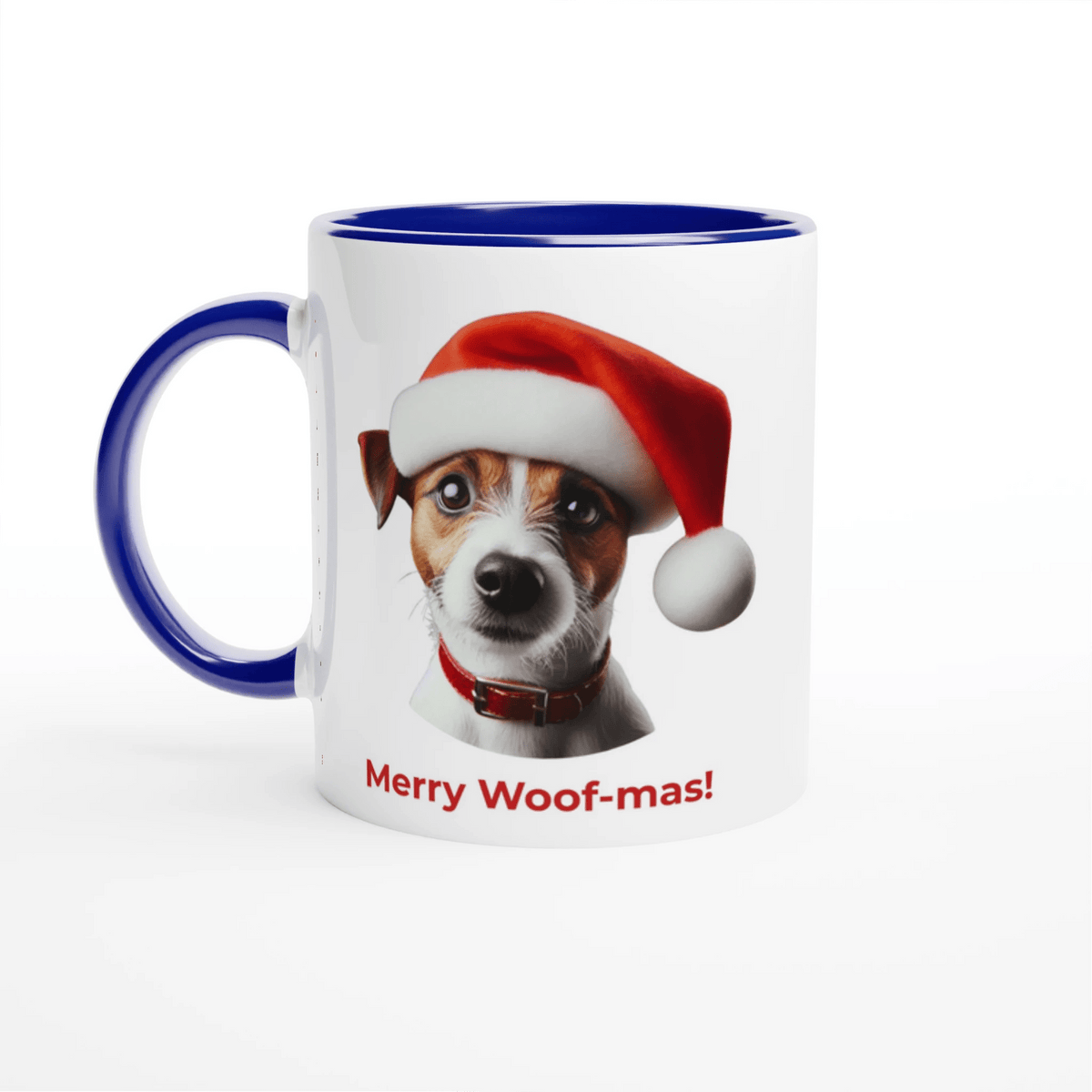 Jack Russell Christmas Mug with Colour Inside - Petselfie