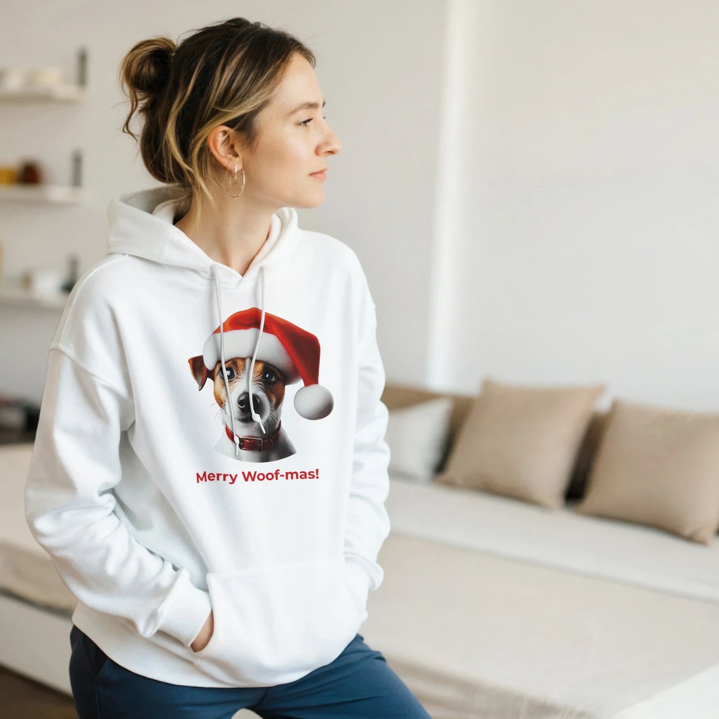 Jack Russell Christmas Pullover Hoodie - Petselfie