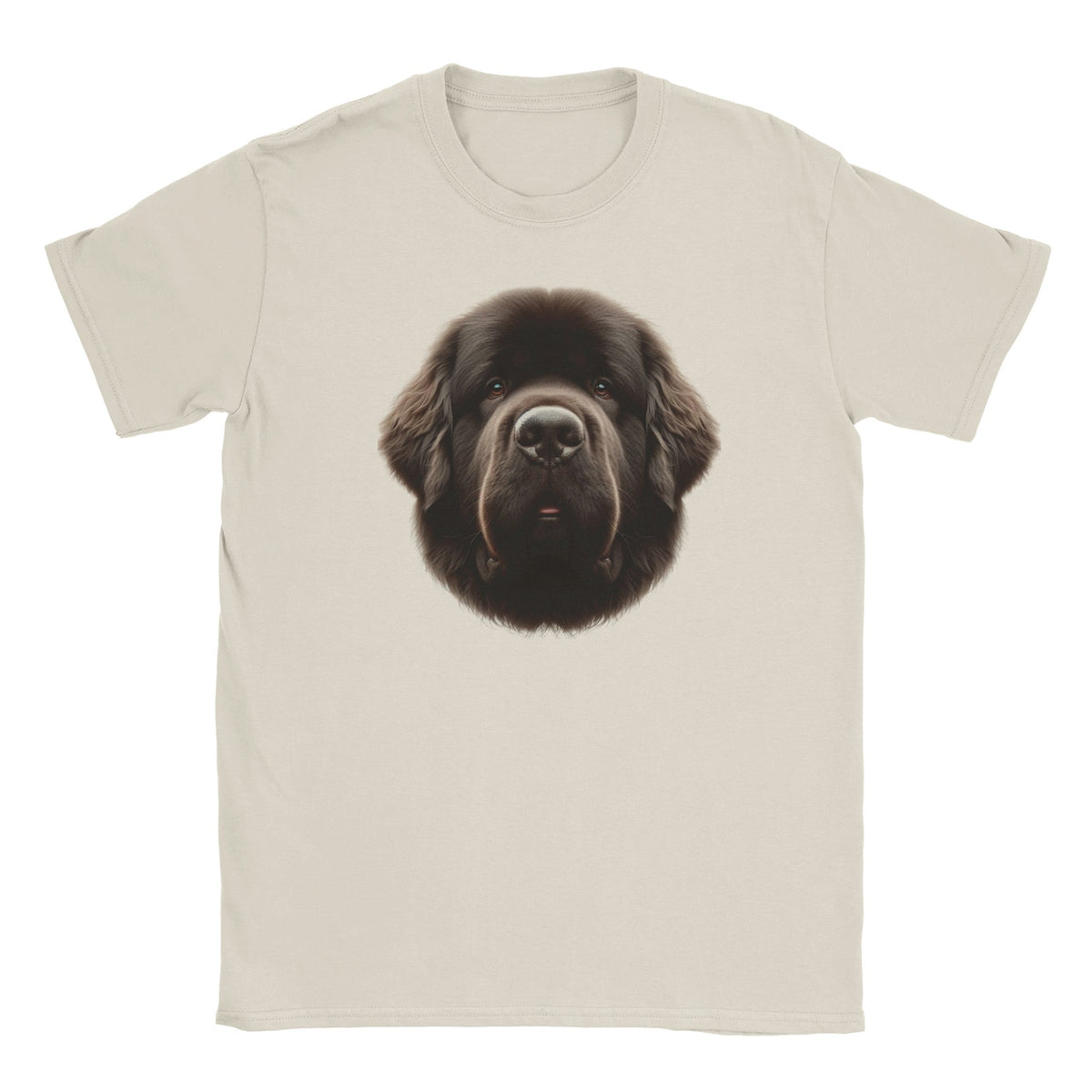 Newfoundland Dog Brown T-Shirt - PetSelfie - Petselfie