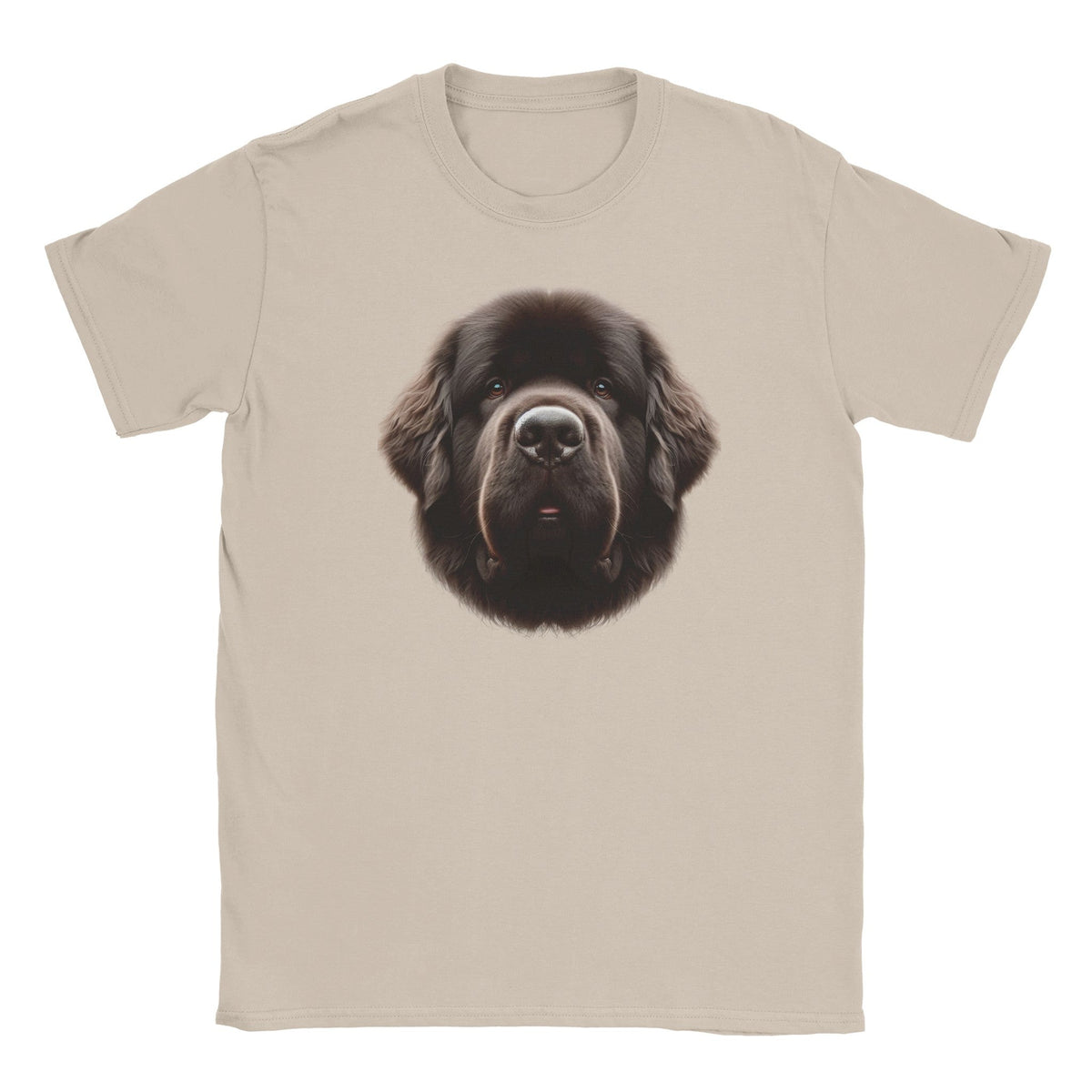 Newfoundland Dog Brown T-Shirt - PetSelfie - Petselfie