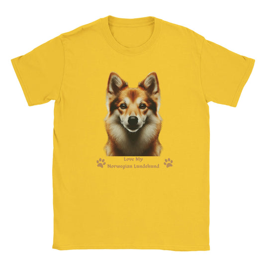 Norwegian Lundehund Dog T-Shirt - PetSelfie - Petselfie