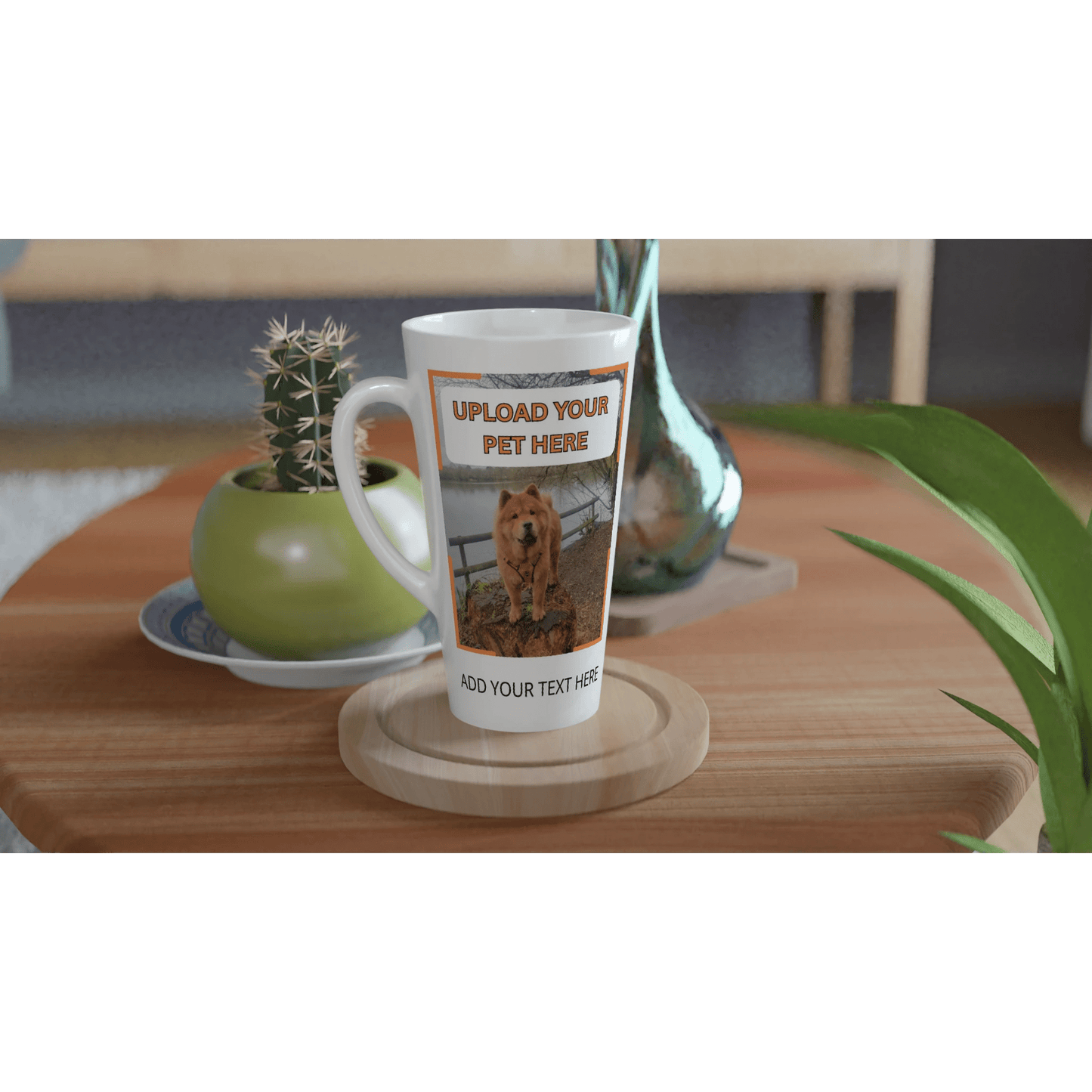 Personalised Pet Photo Latte Mug - PetSelfie - Petselfie