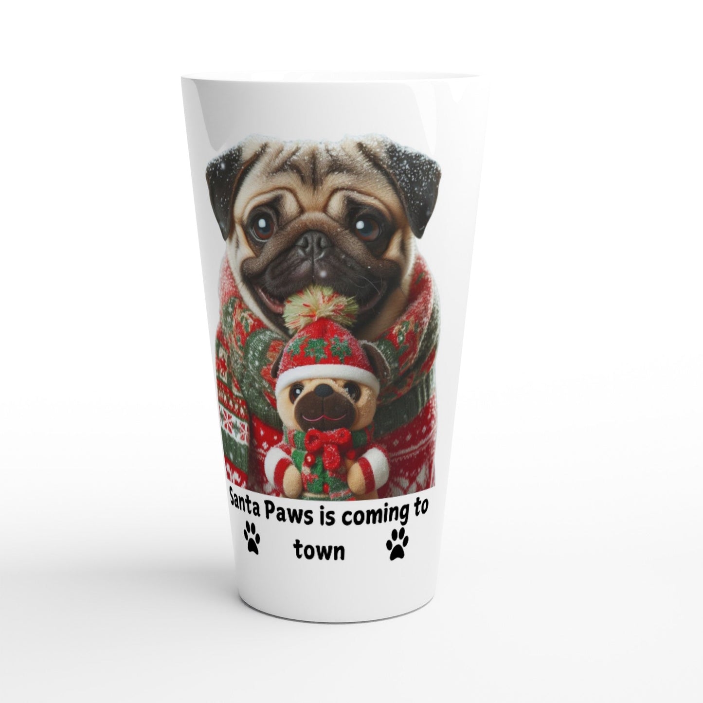 Pug Christmas Mug - Petselfie
