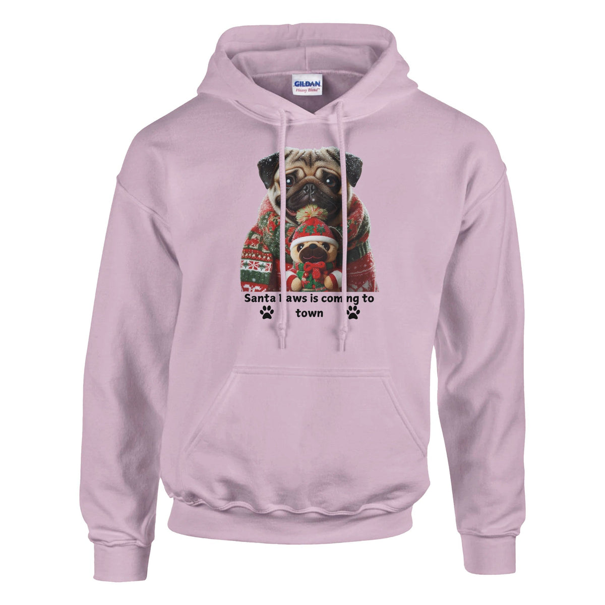 Pug Dog Christmas Hoodie - Petselfie