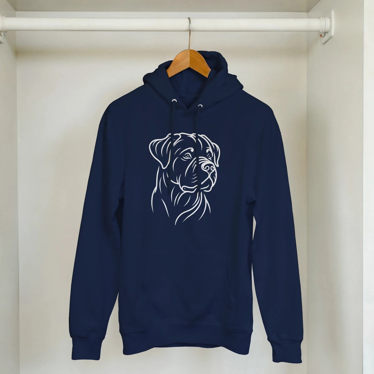Rottweiler Silhouette Hoodie - Petselfie