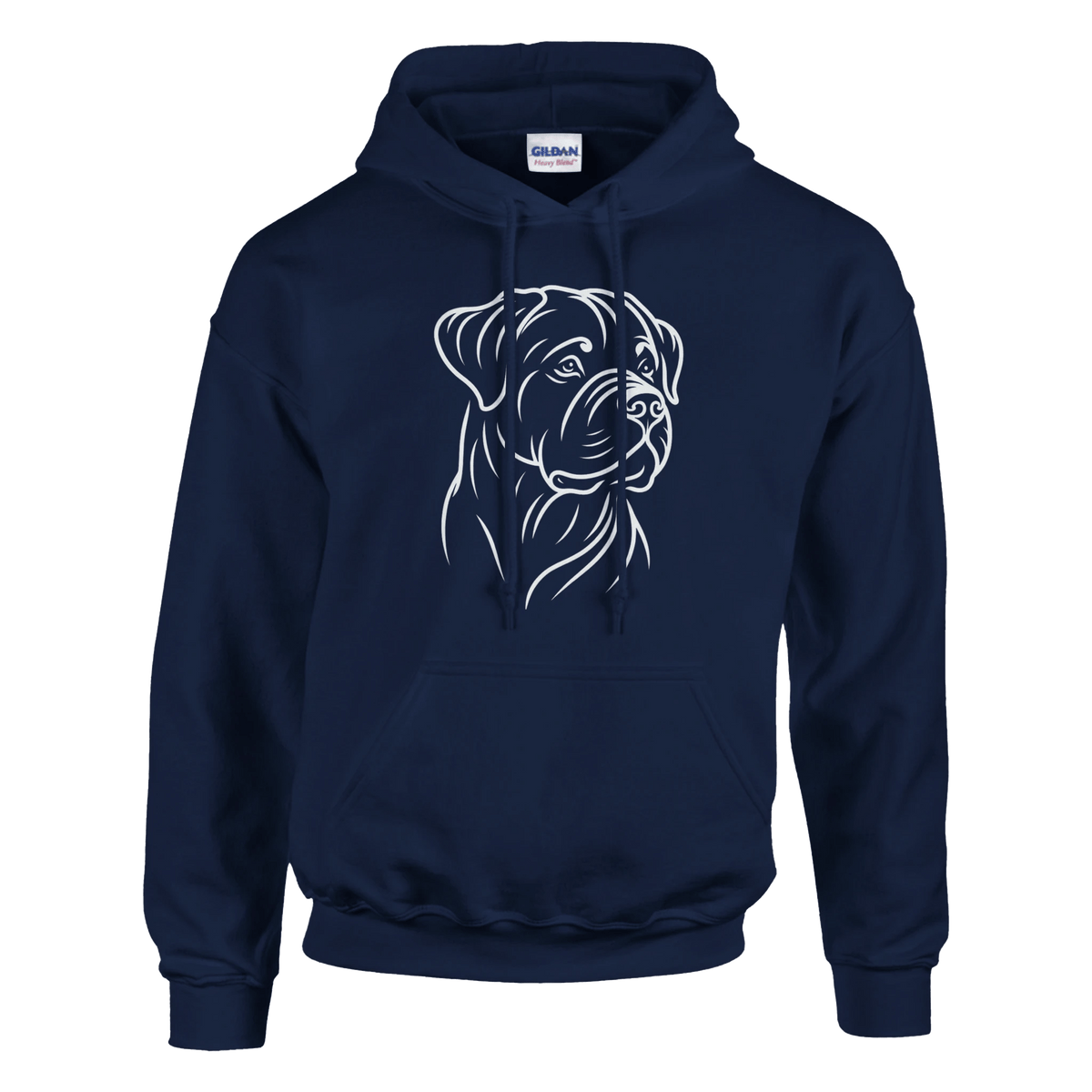 Rottweiler Silhouette Hoodie - Petselfie