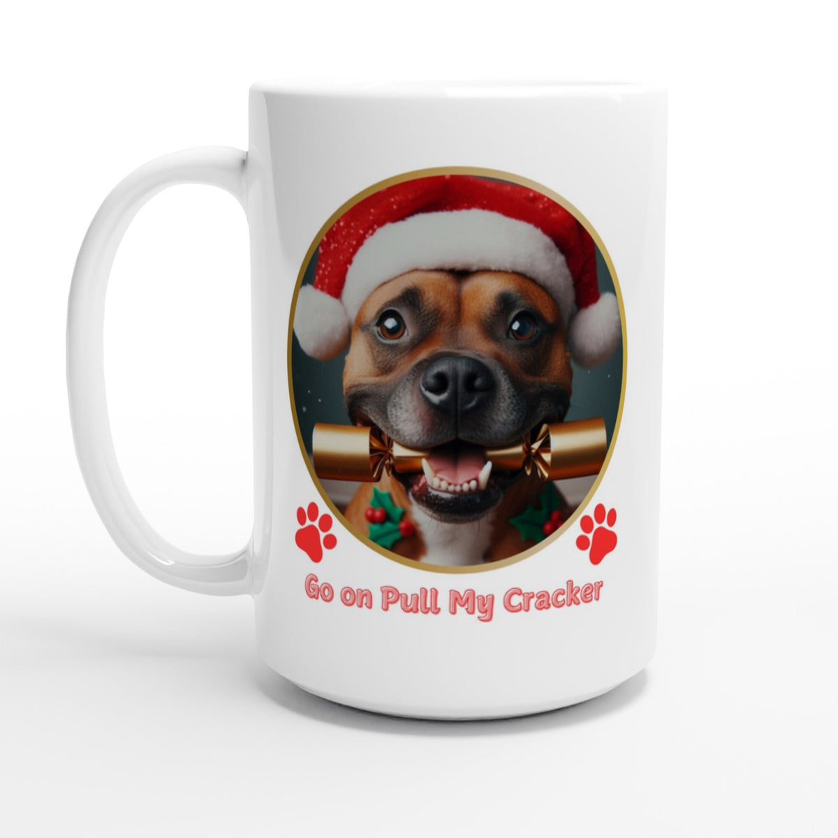 Staffordshire Bull Terrier Christmas Mug - Petselfie