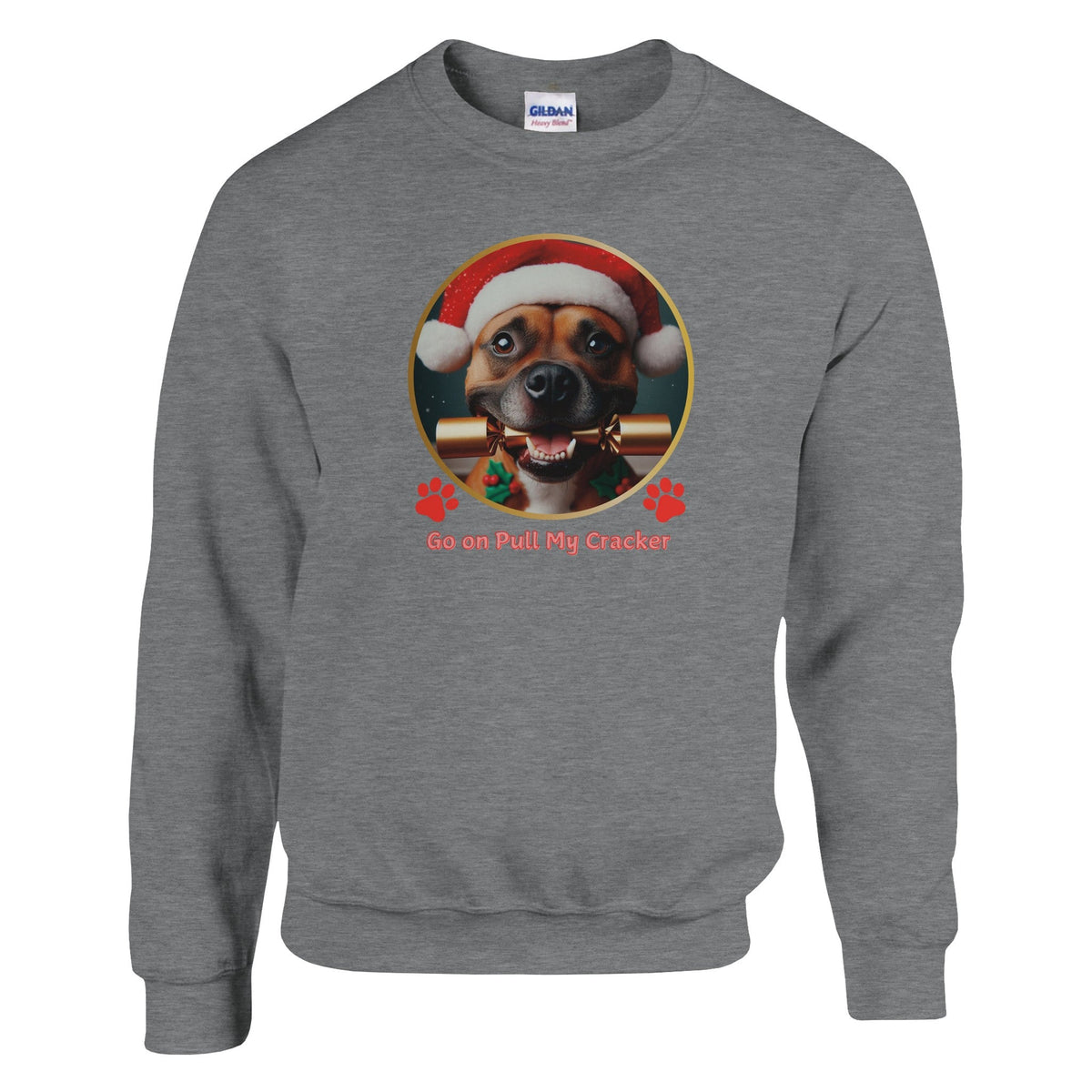 Staffordshire Bull Terrier Christmas Sweatshirt - Petselfie