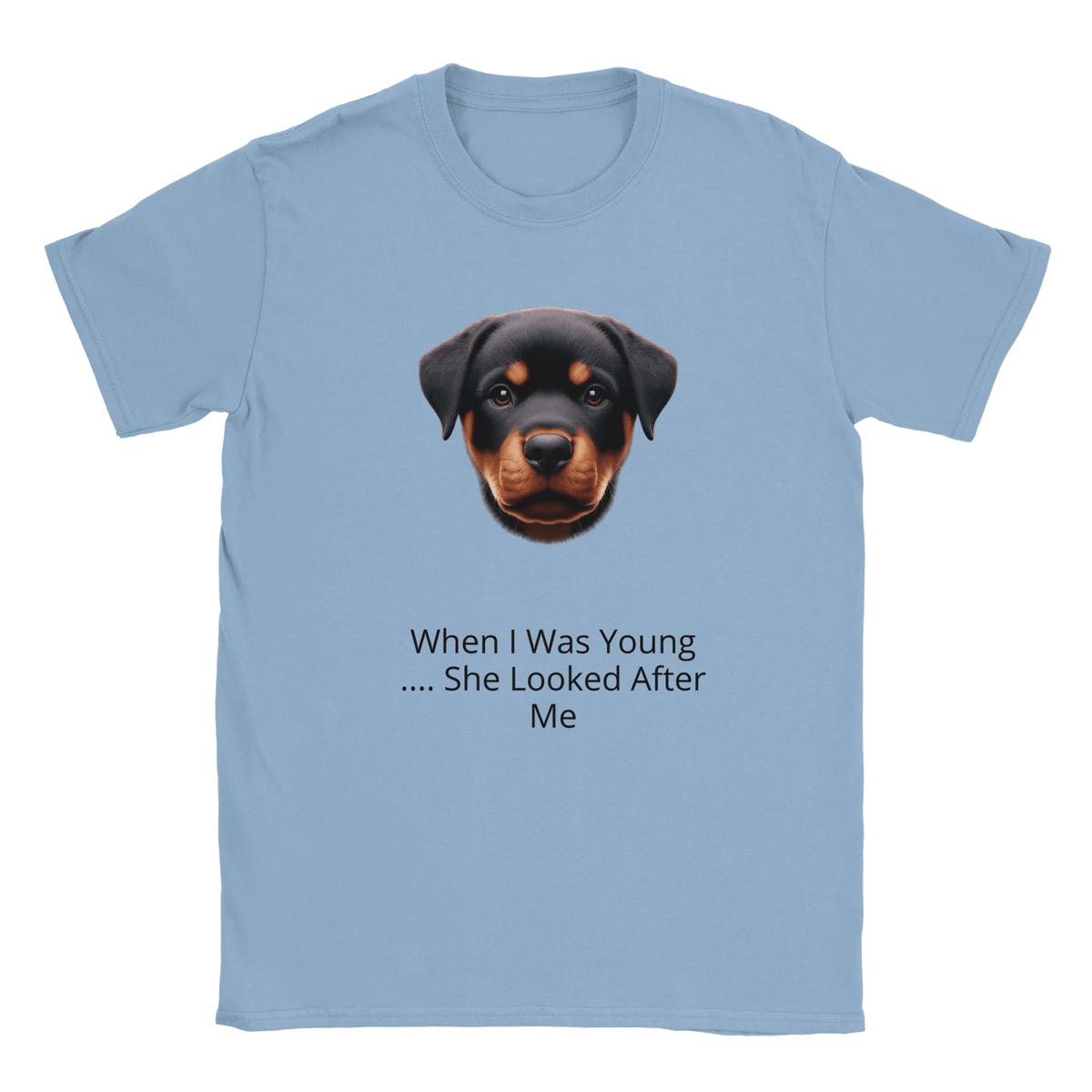 When I Was Young ....Rottweiler T-shirt - Petselfie