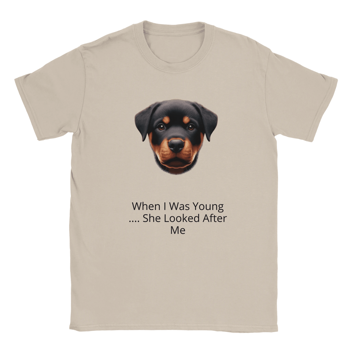 When I Was Young ....Rottweiler T-shirt - Petselfie