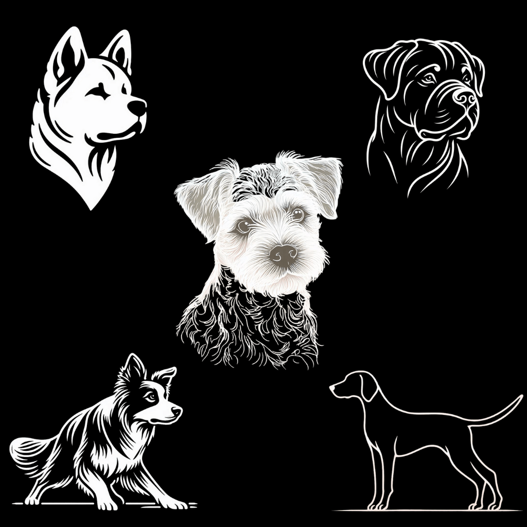 Dog Breed Silhouette Collection - Petselfie