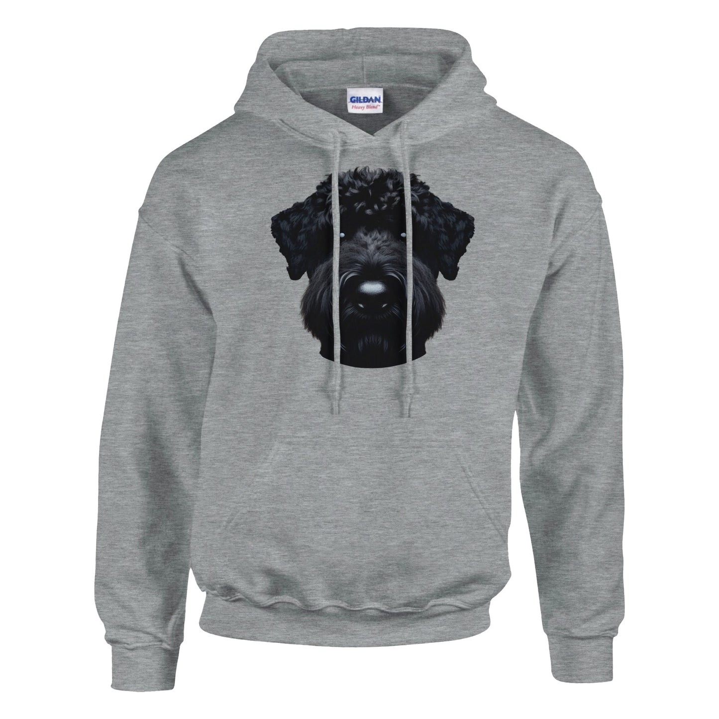 Ash black russian terrier pullover hoodie