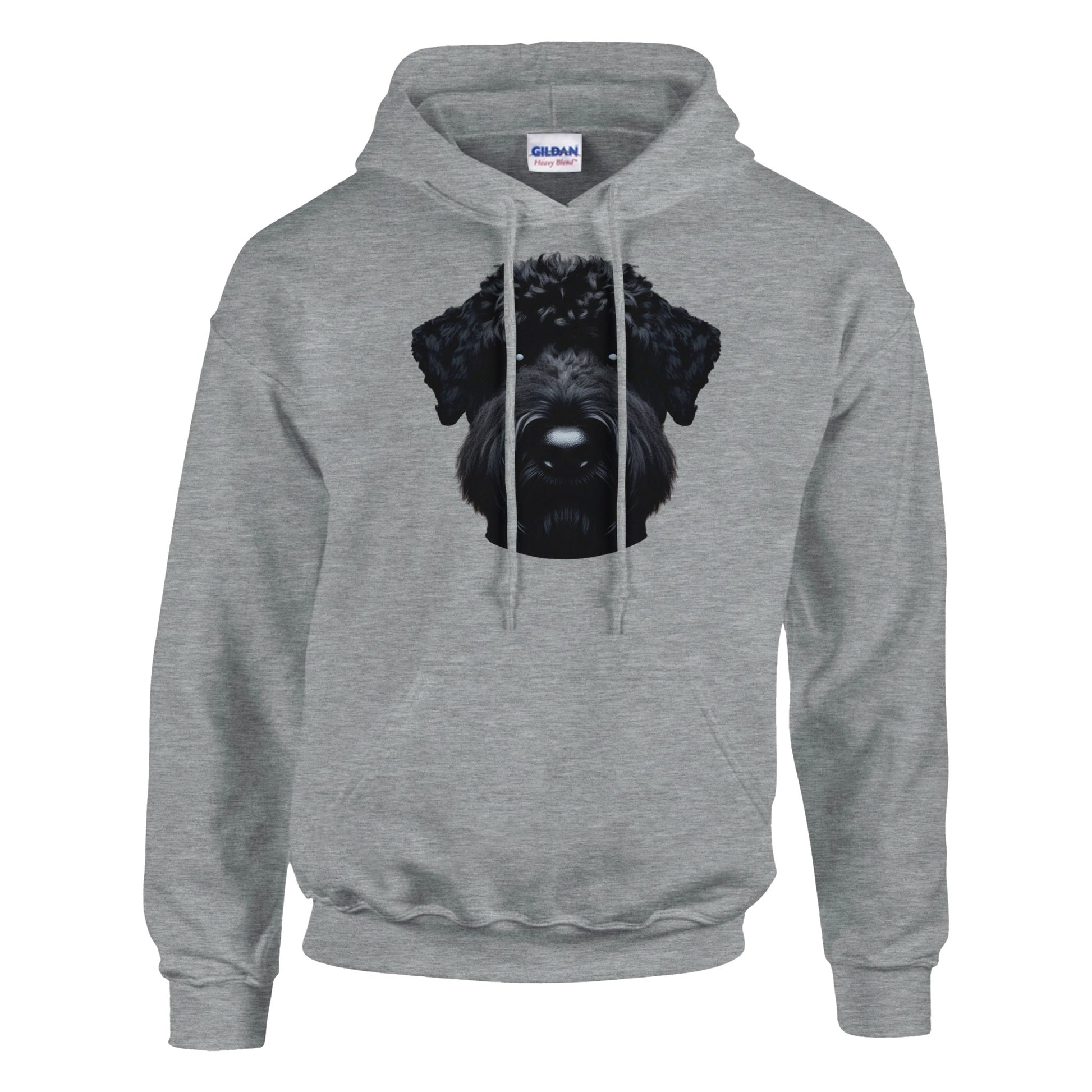 Ash black russian terrier pullover hoodie