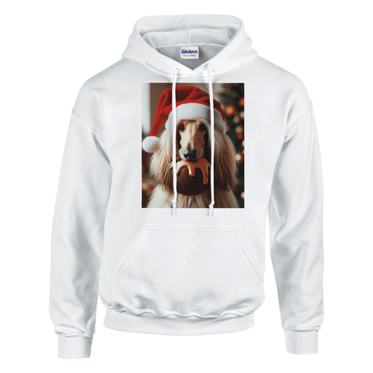 Afghan Hound Christmas Pullover Hoodie - Petselfie