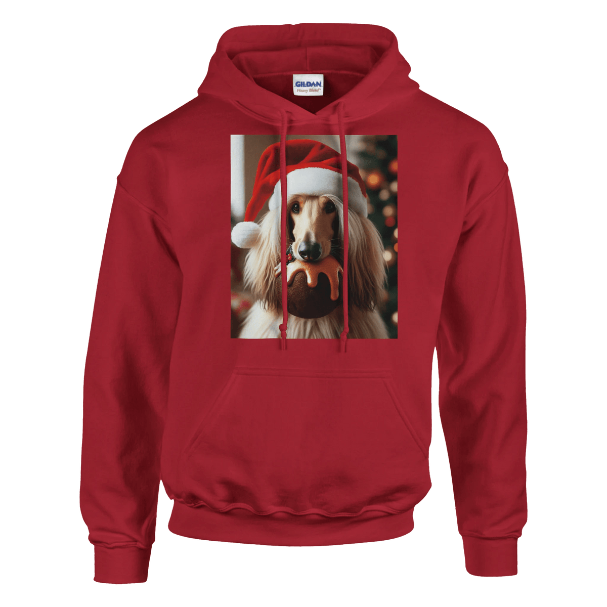 Afghan Hound Christmas Pullover Hoodie - Petselfie