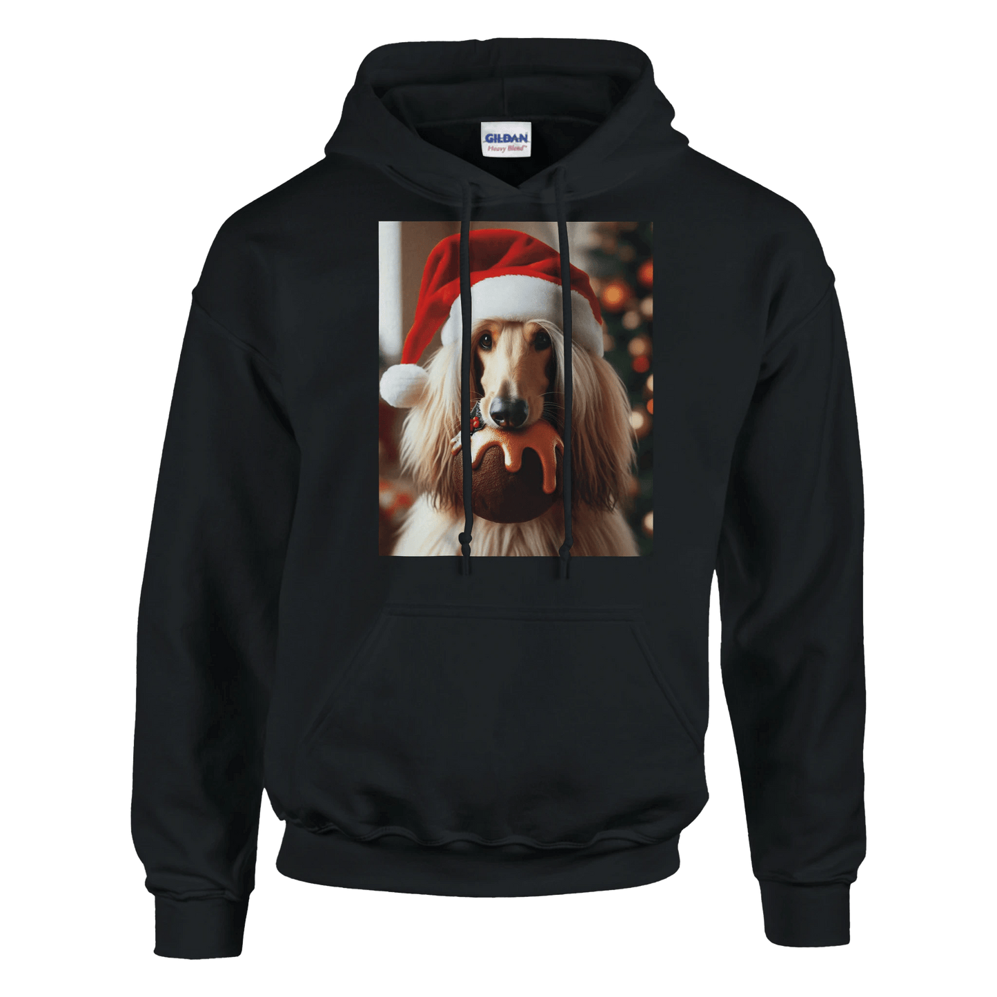 Afghan Hound Christmas Pullover Hoodie - Petselfie