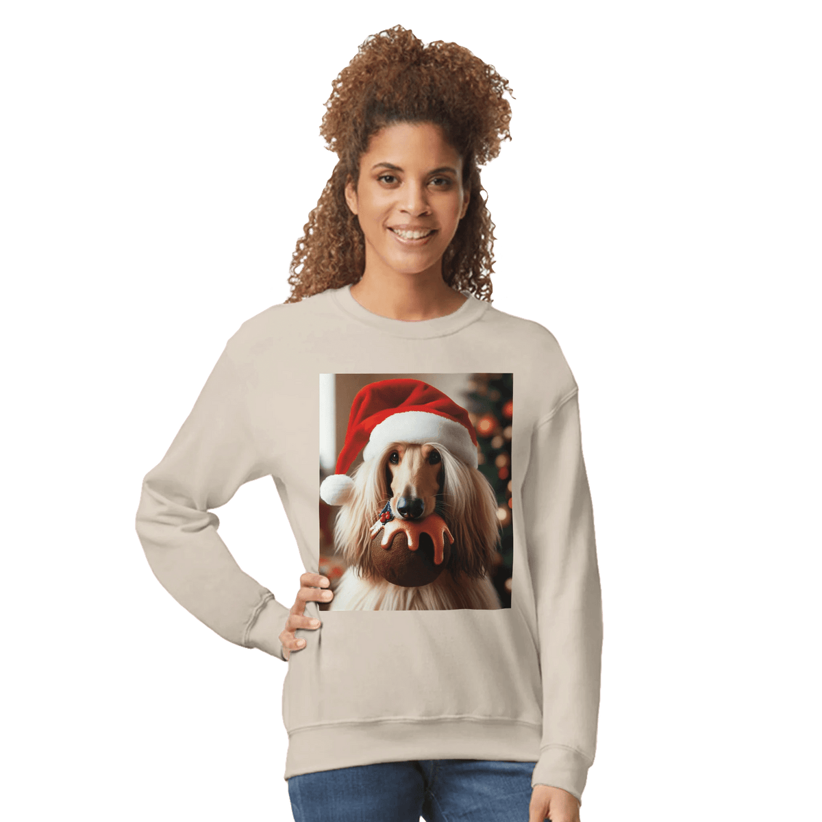 Afghan Hound Christmas Sweatshirt - Petselfie