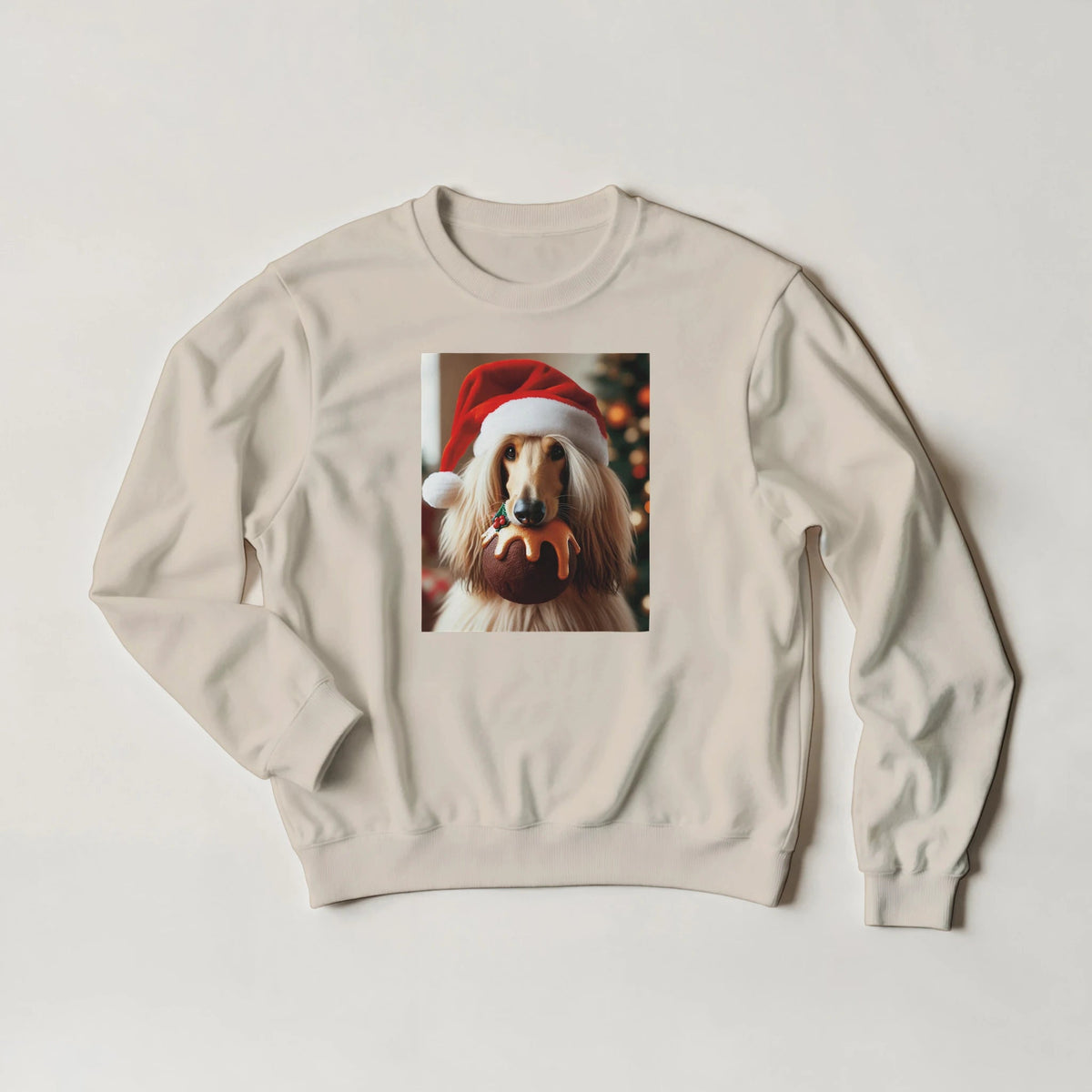 Afghan Hound Christmas Sweatshirt - Petselfie