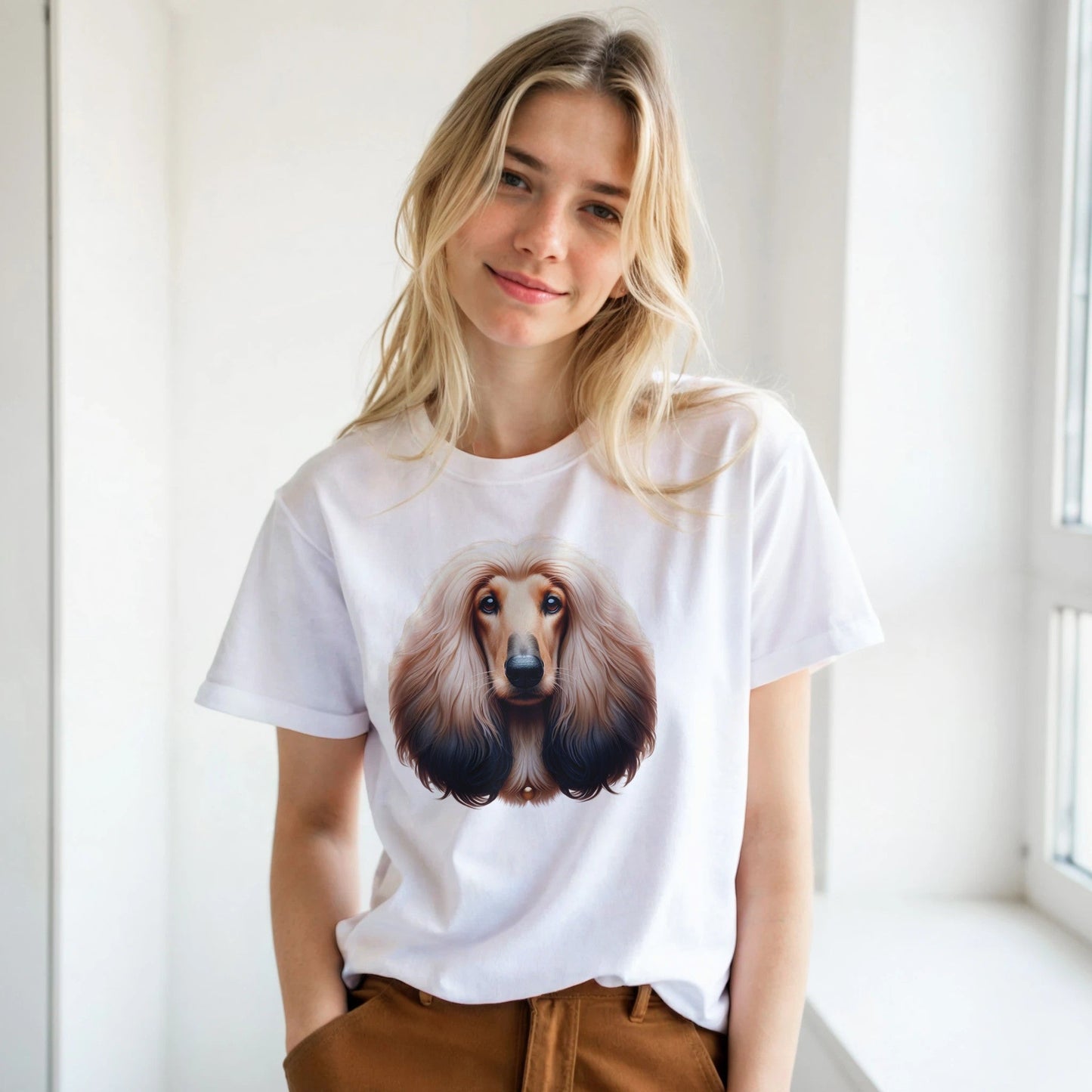 Afghan Hound T-shirt - PetSelfie - Petselfie