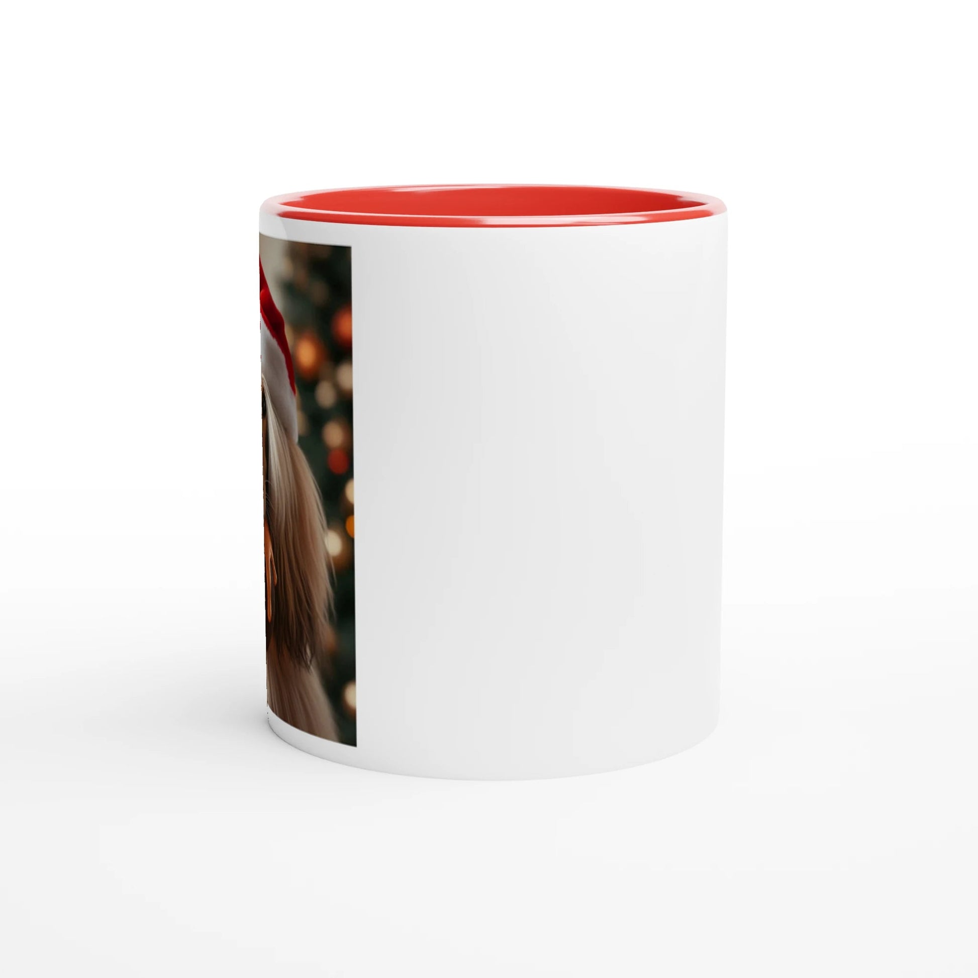 Afghan Hound White Mug with Colour Inside - Petselfie
