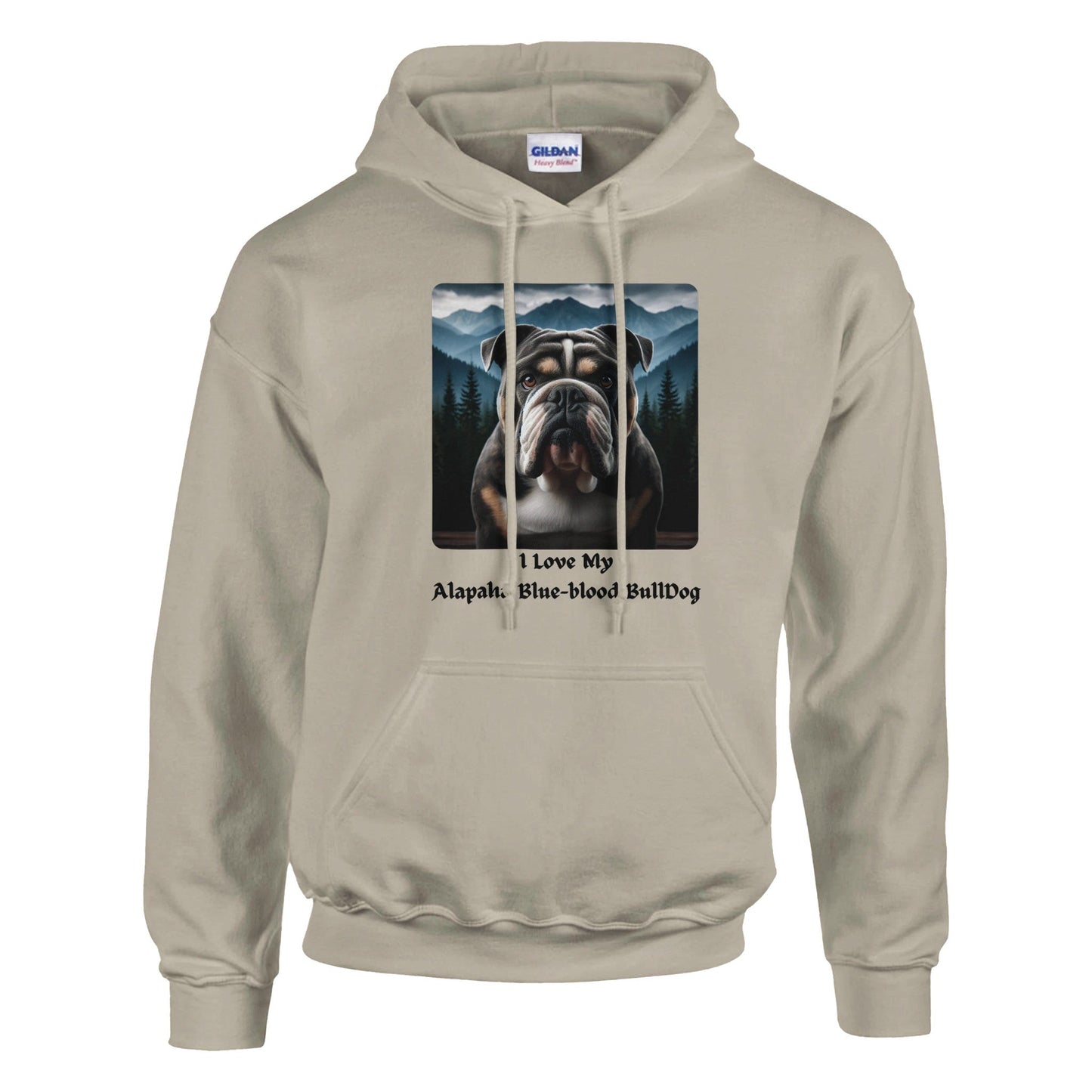 Alapaha Blue - blood BullDog Hoodie - PetSelfie - Petselfie