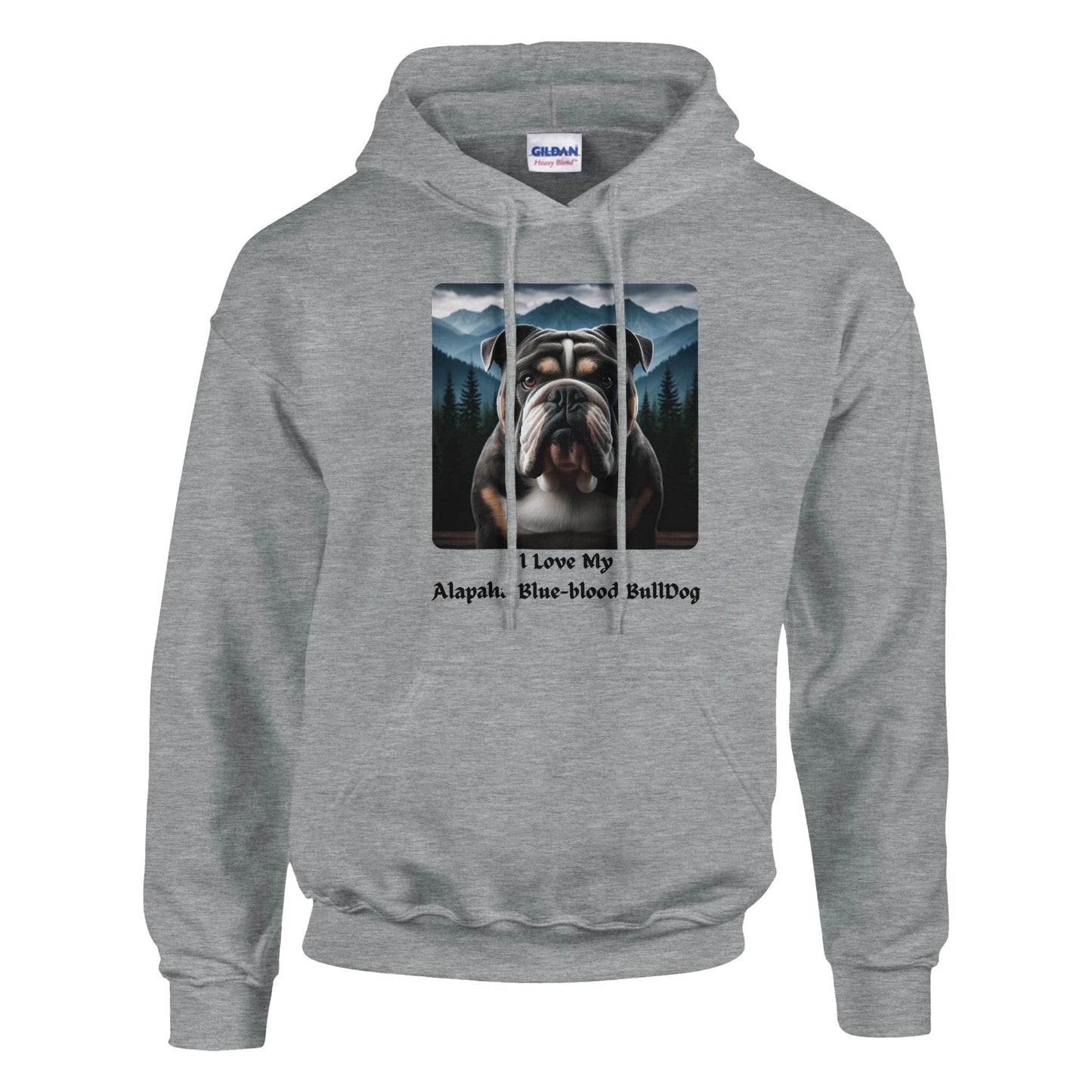 Alapaha Blue - blood BullDog Hoodie - PetSelfie - Petselfie