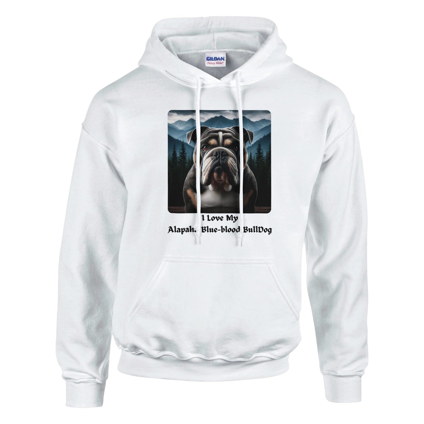 Alapaha Blue - blood BullDog Hoodie - PetSelfie - Petselfie