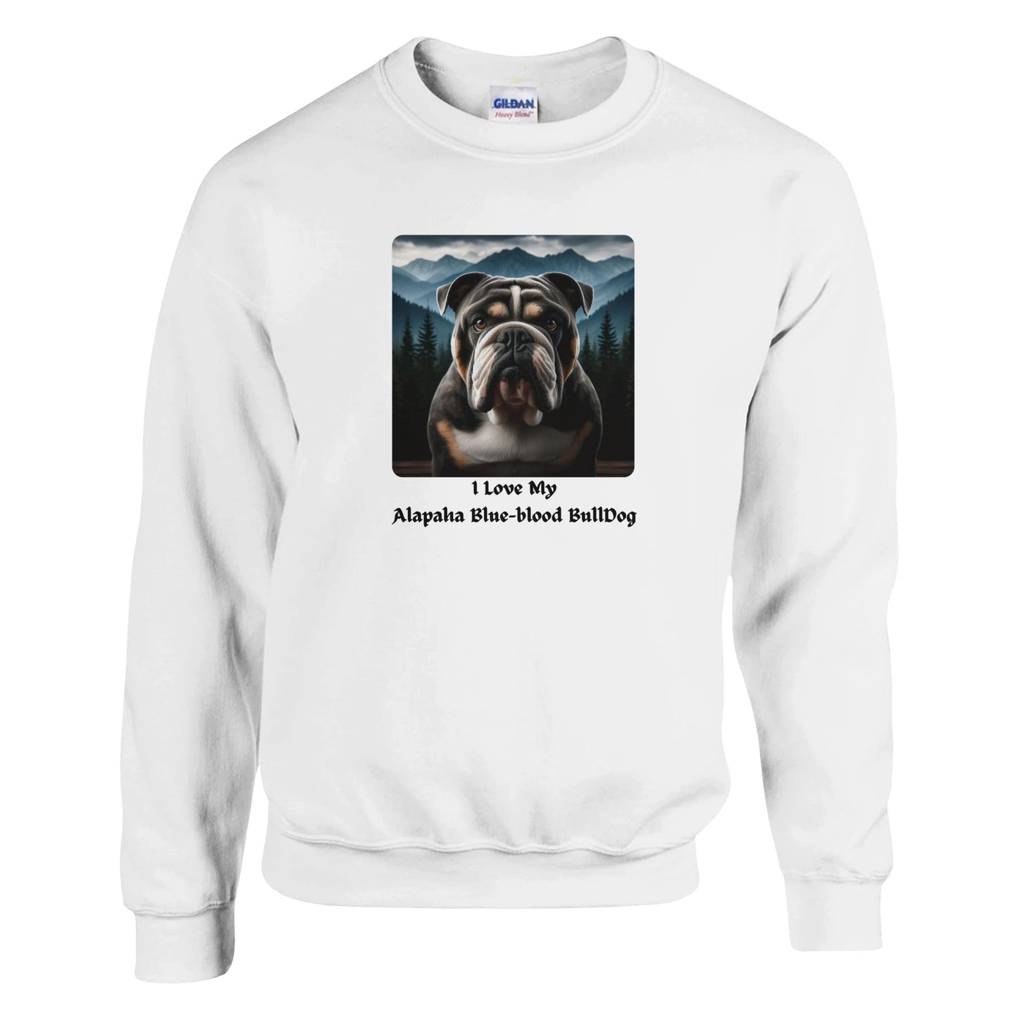 Alapaha Blue - blood BullDog Sweatshirt - PetSelfie - Petselfie
