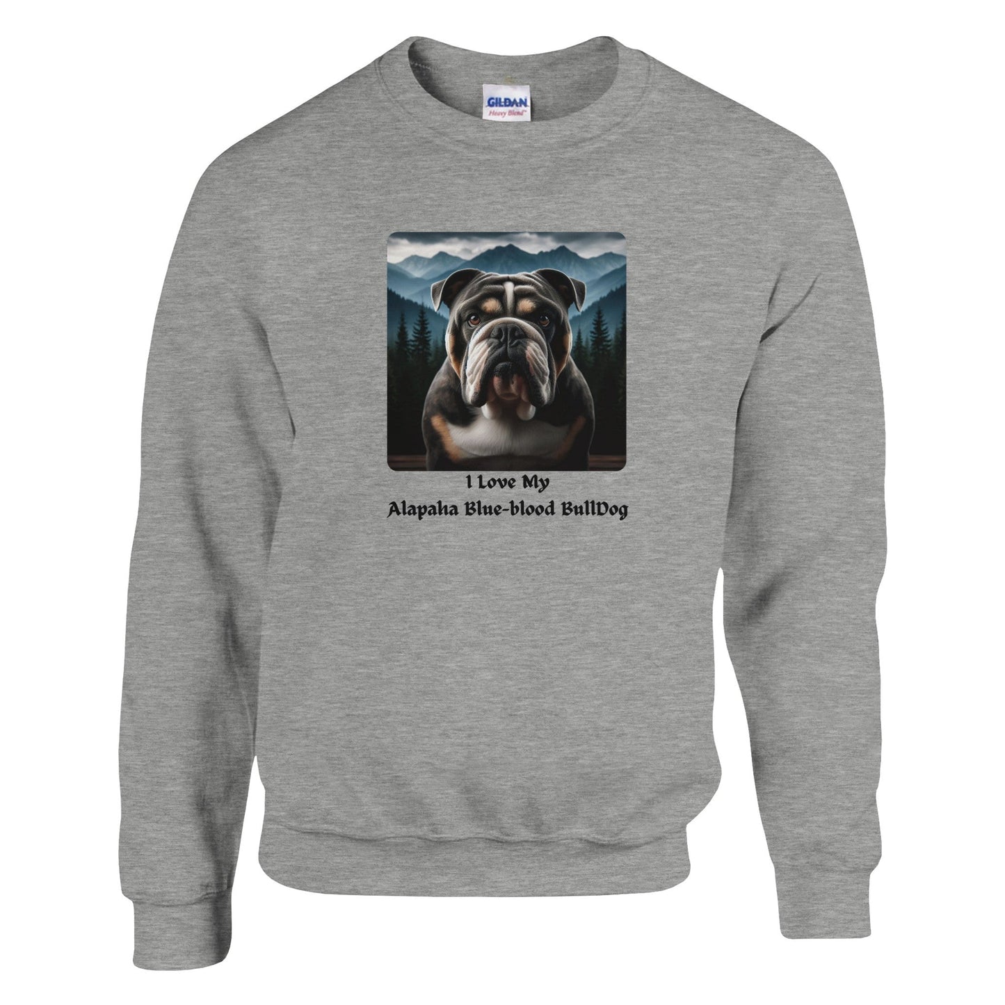 Alapaha Blue - blood BullDog Sweatshirt - PetSelfie - Petselfie