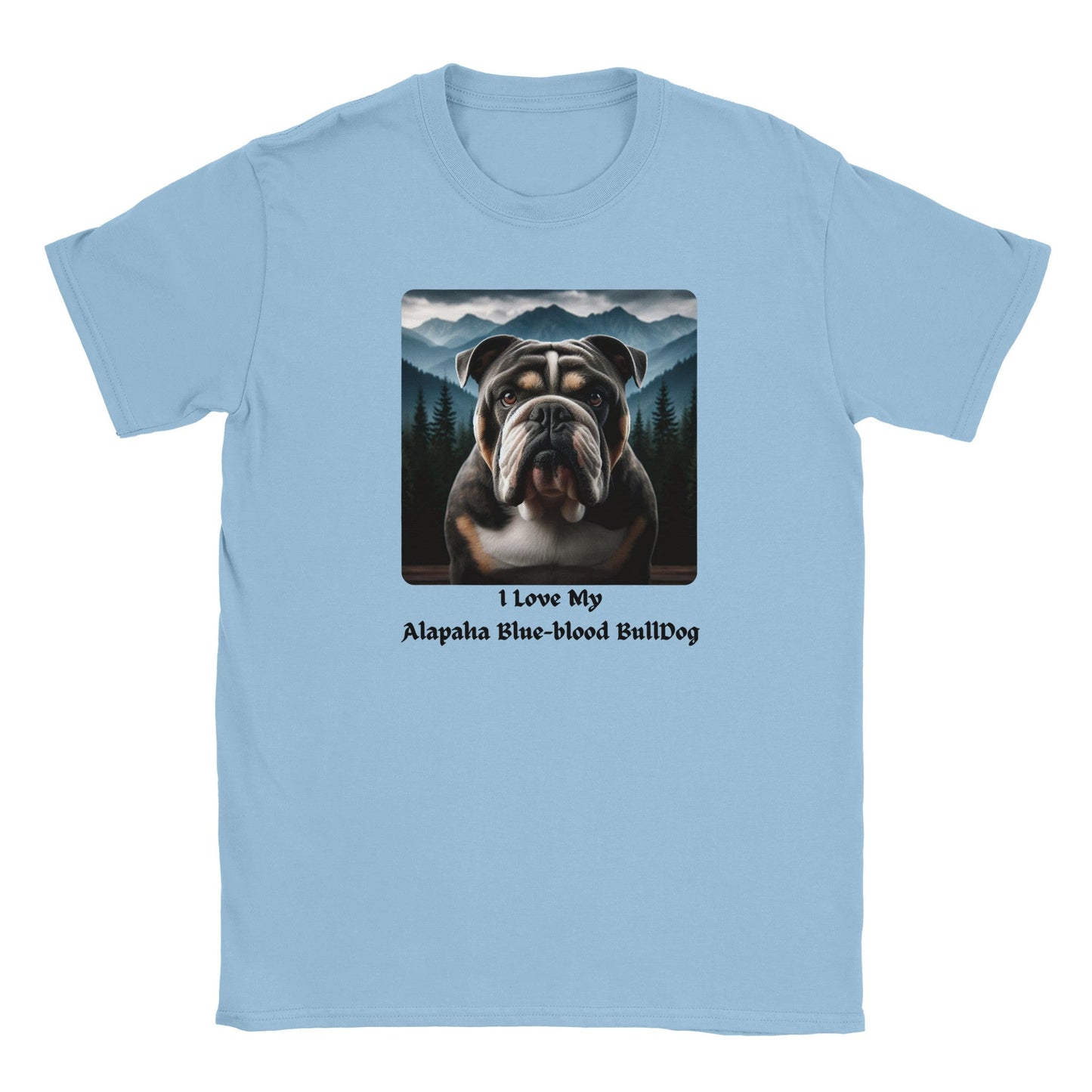 Alapaha Blue - blood BullDog T-Shirt - PetSelfie - Petselfie