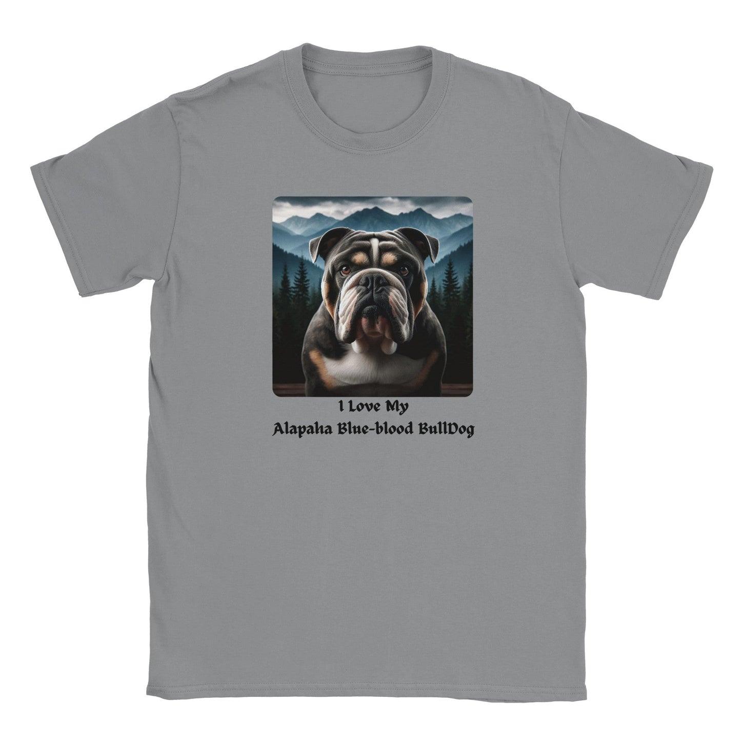 Alapaha Blue - blood BullDog T-Shirt - PetSelfie - Petselfie