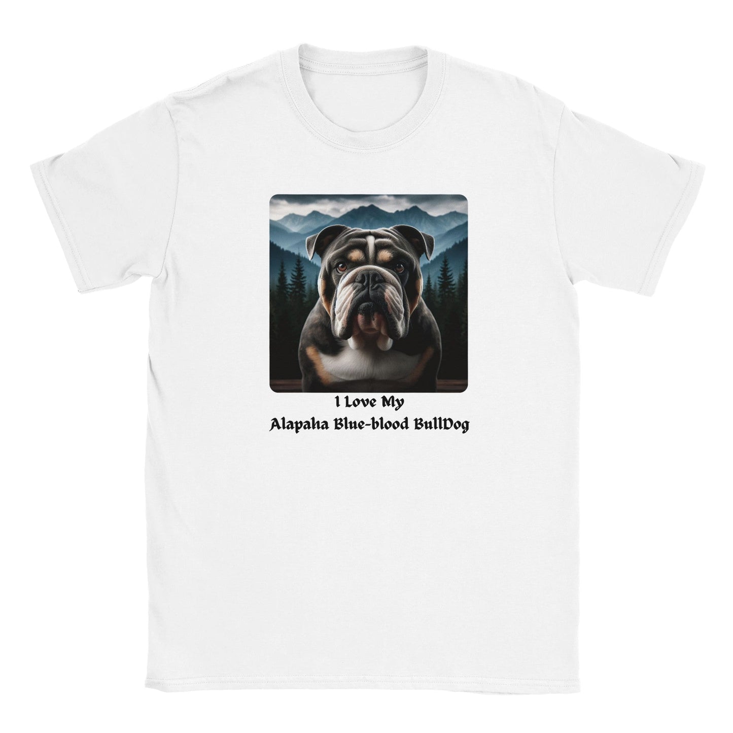 Alapaha Blue - blood BullDog T-Shirt - PetSelfie - Petselfie