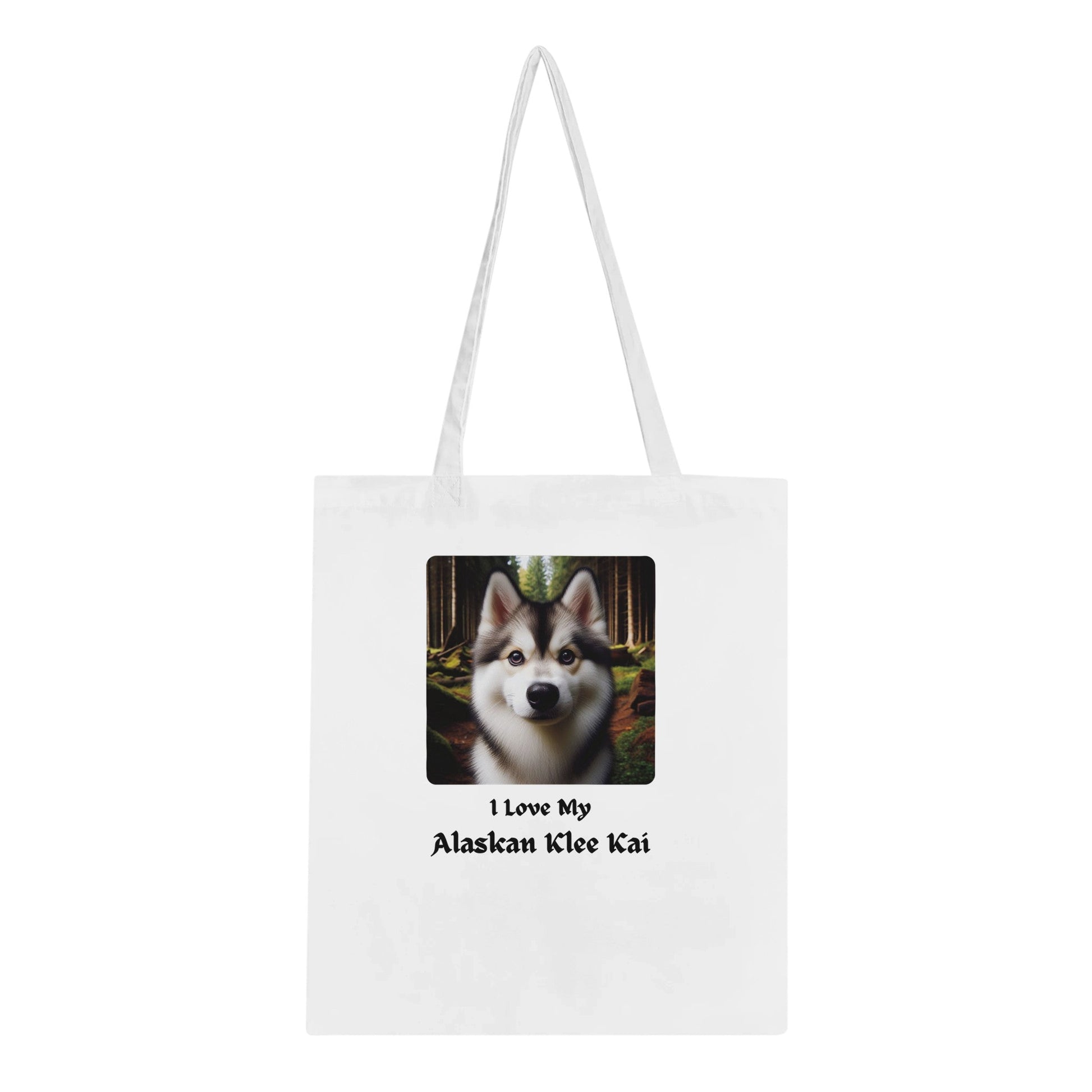 Alaskan Klee Kai Dog Tote Bag - PetSelfie - Petselfie