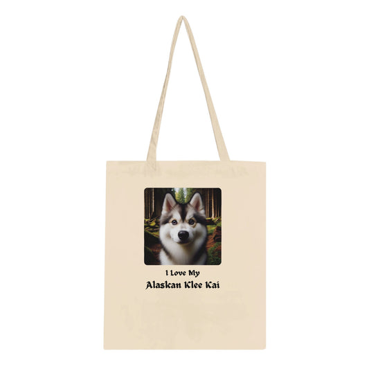 Alaskan Klee Kai Dog Tote Bag - PetSelfie - Petselfie