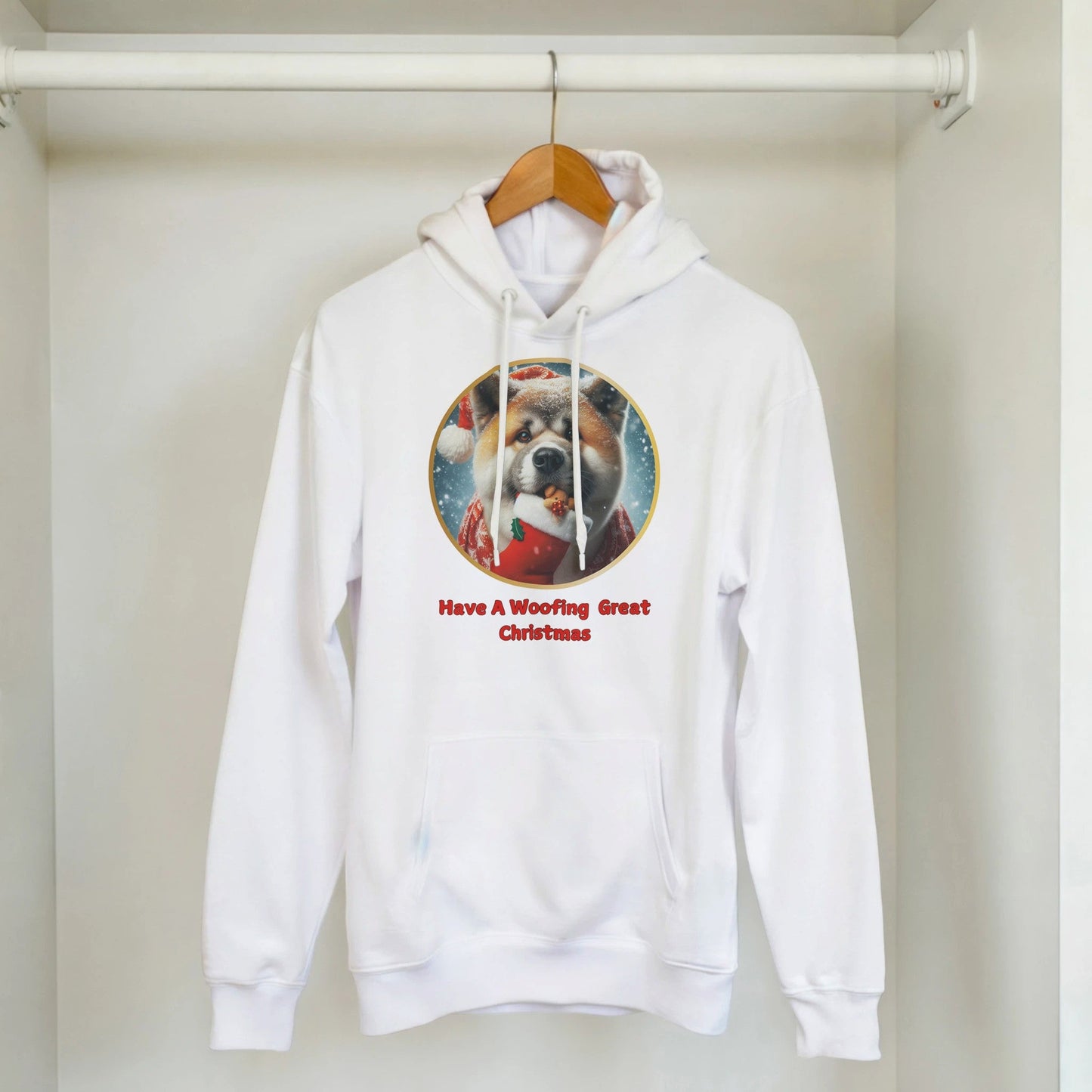 American Akita Christmas Hoodie - Petselfie