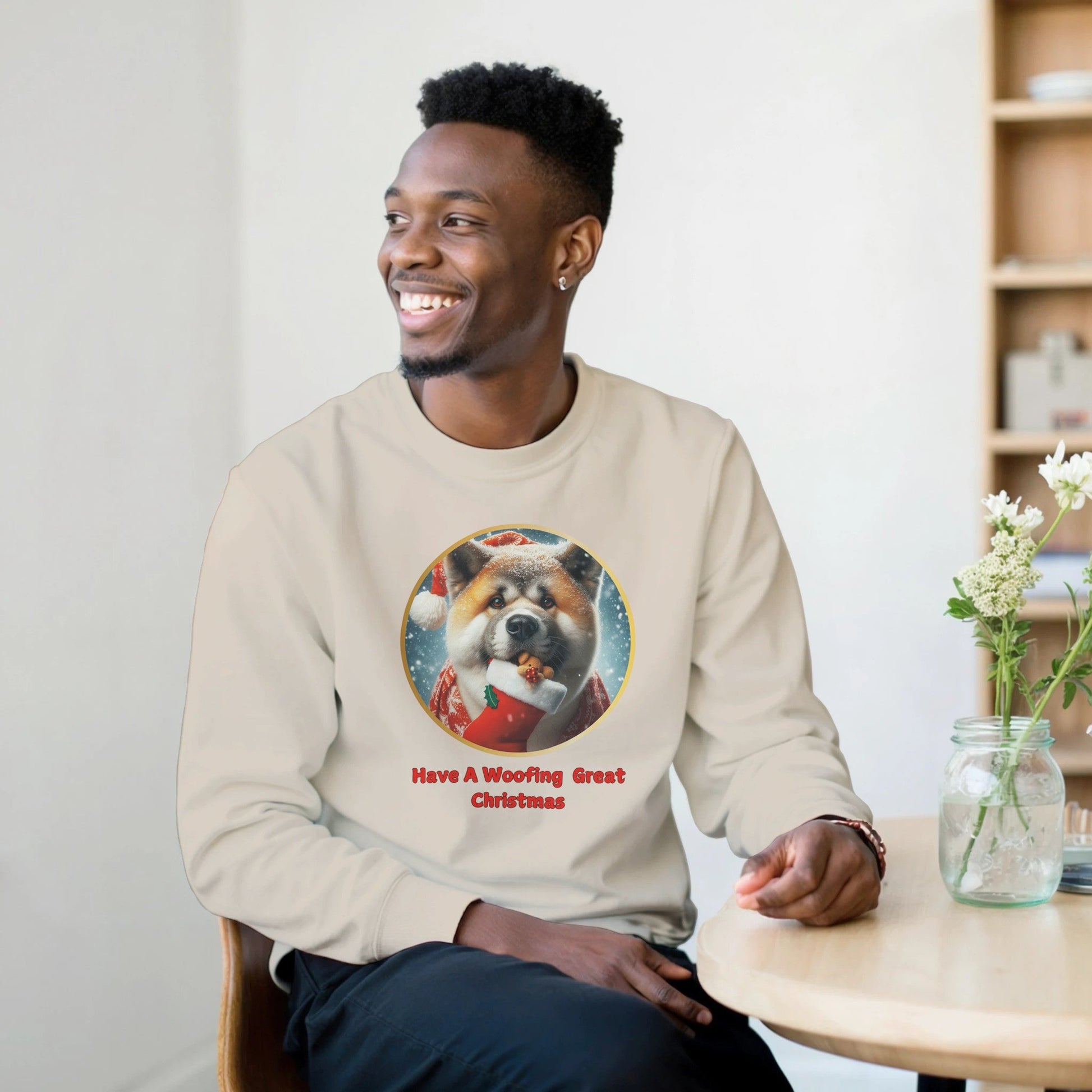 American Akita Christmas Sweatshirt - Petselfie