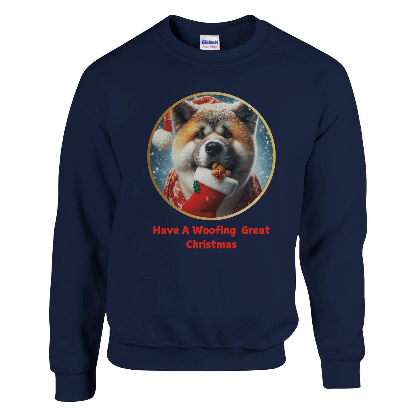 American Akita Christmas Sweatshirt - Petselfie