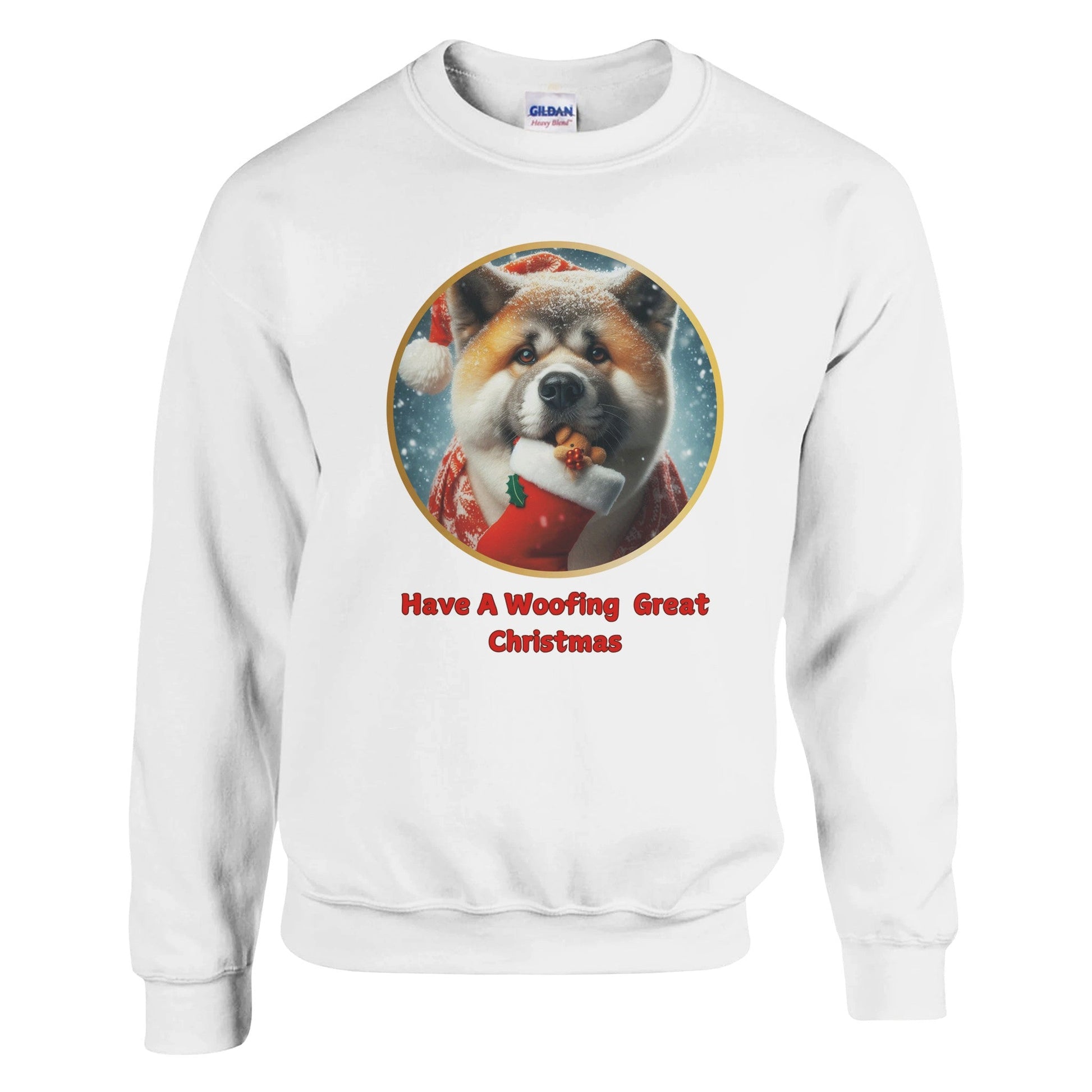 American Akita Christmas Sweatshirt - Petselfie
